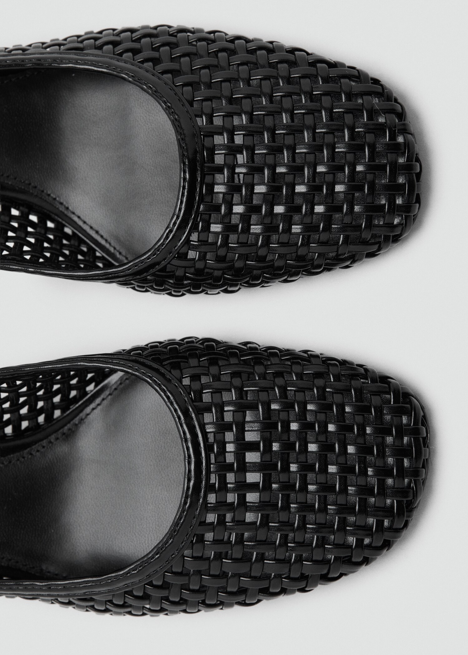 حذاء بكعب عالي مضفر - تفاصيل المنتج 2