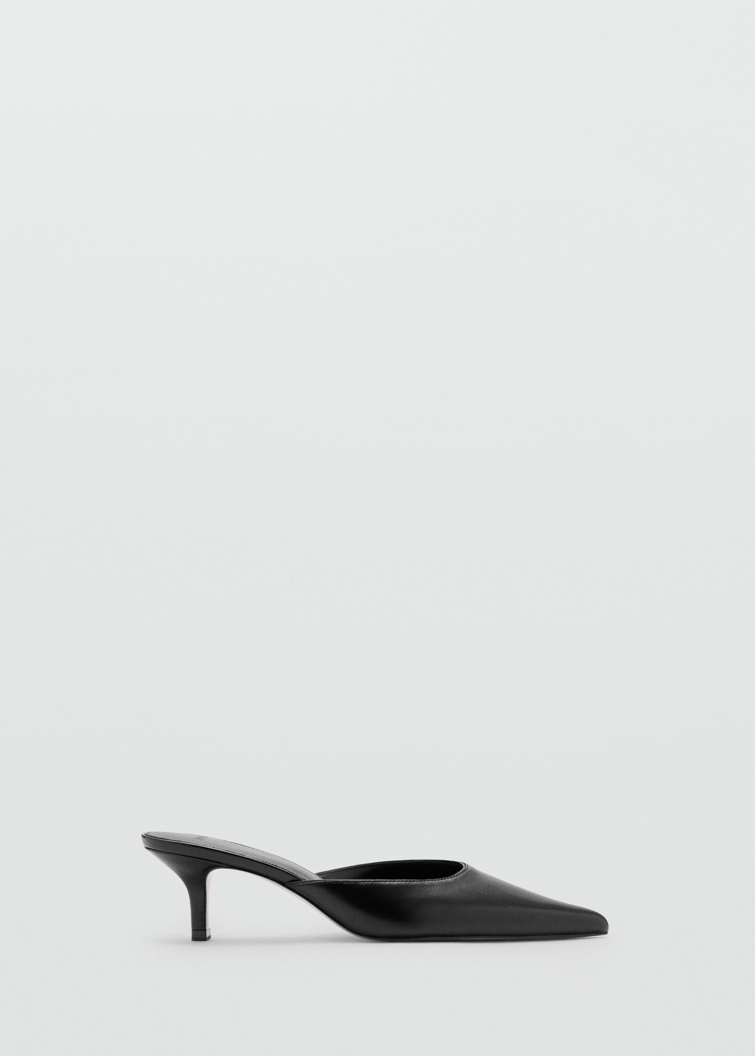 Pointed-toe leather heeled shoes - Article without model