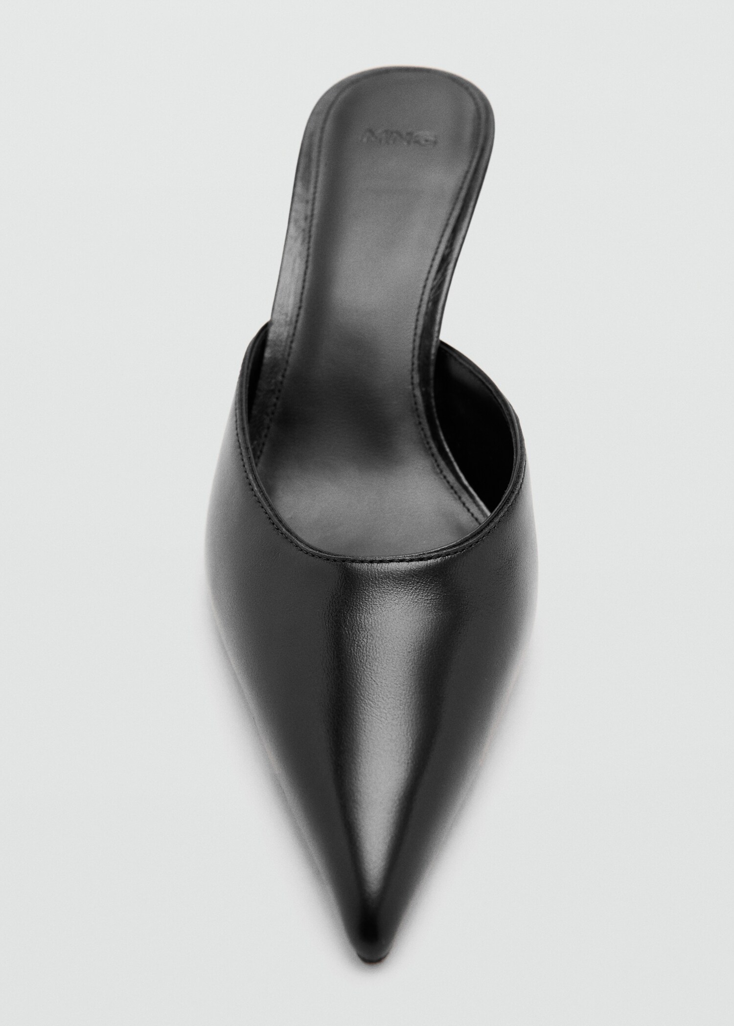 Pointed-toe leather heeled shoes - Details of the article 3