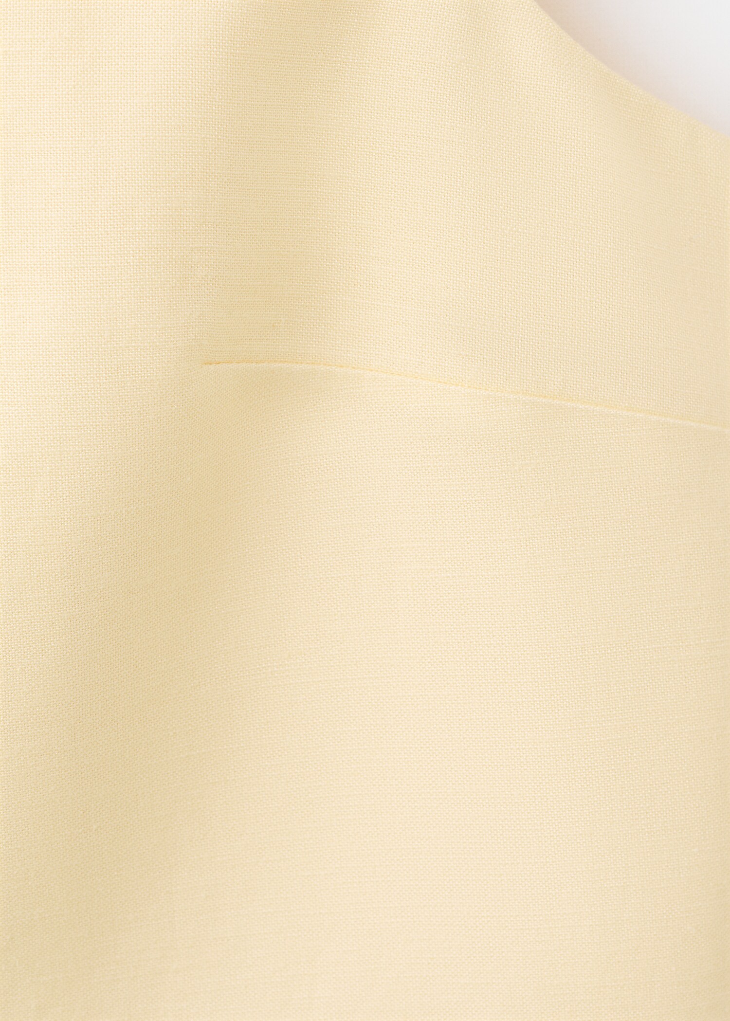 Linen-blend suit waistcoat - Details of the article 0