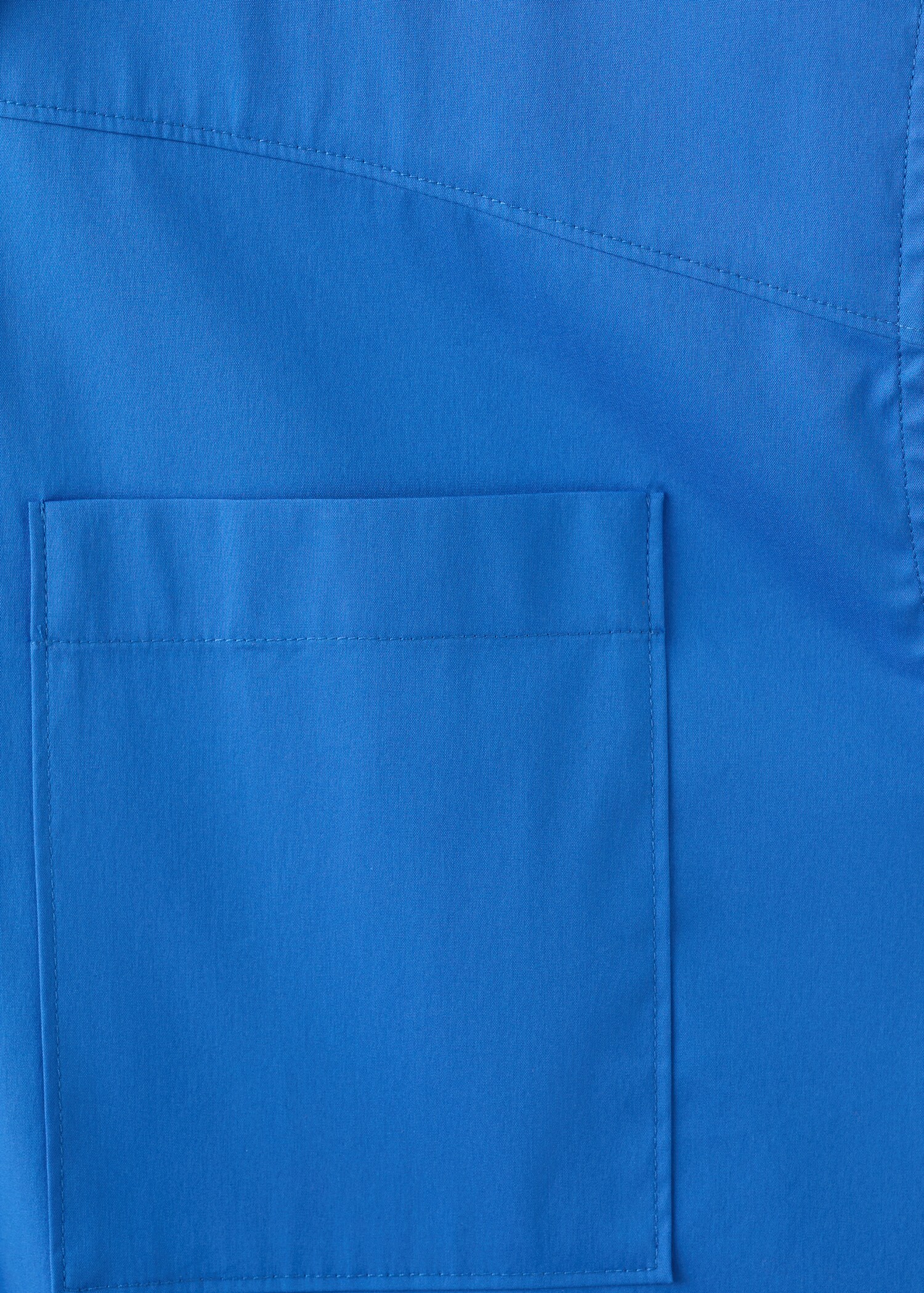 Sleeveless poplin shirt - Details of the article 0