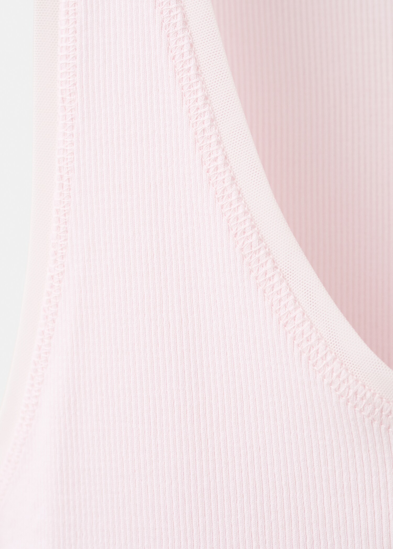 Ribbed cotton top - Details of the article 8