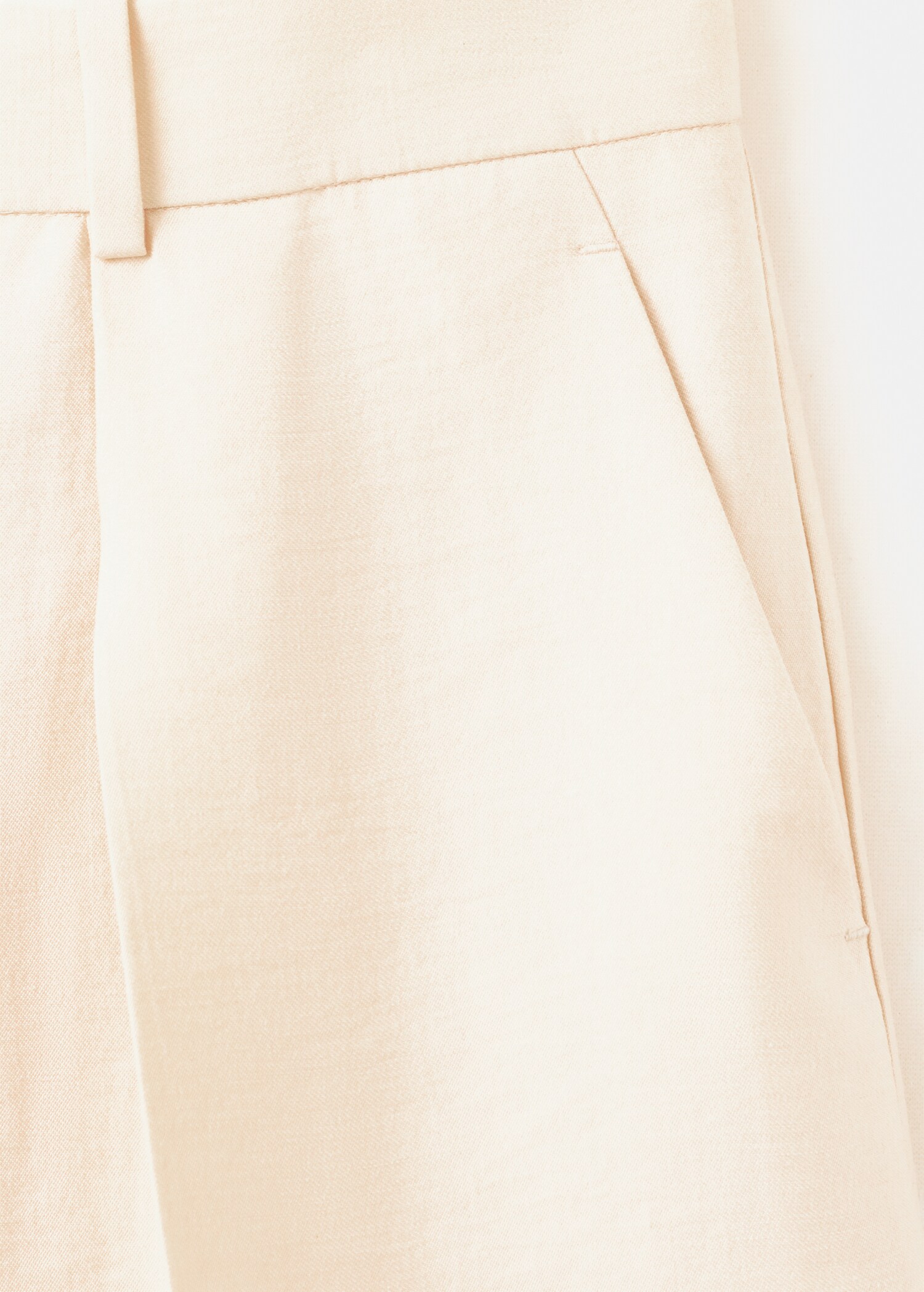 Straight-fit lyocell bermuda shorts - Details of the article 0