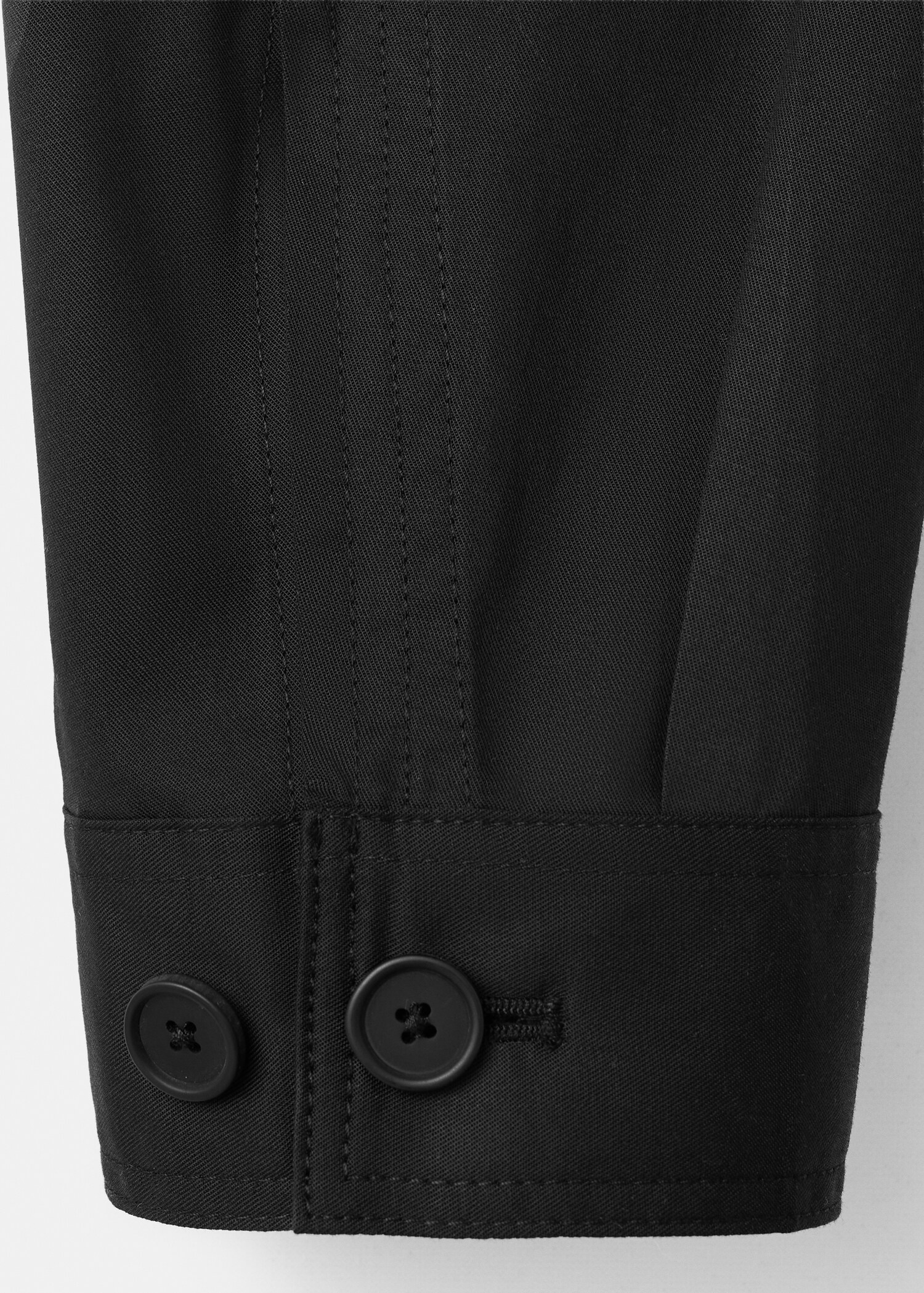 Lyocell cotton jacket with pockets - Details of the article 0