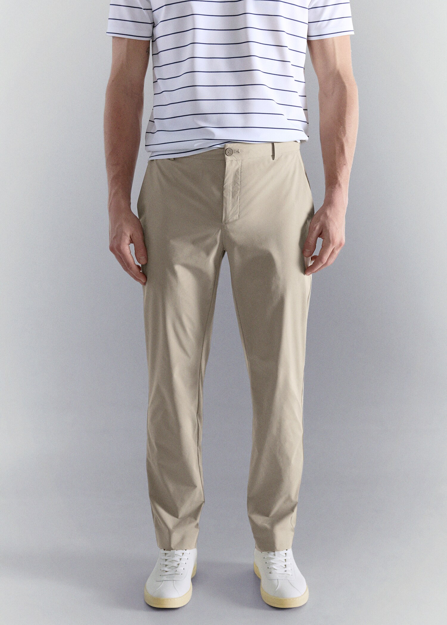 بنطلون سليم فيت طارد للماء - رؤية وسط