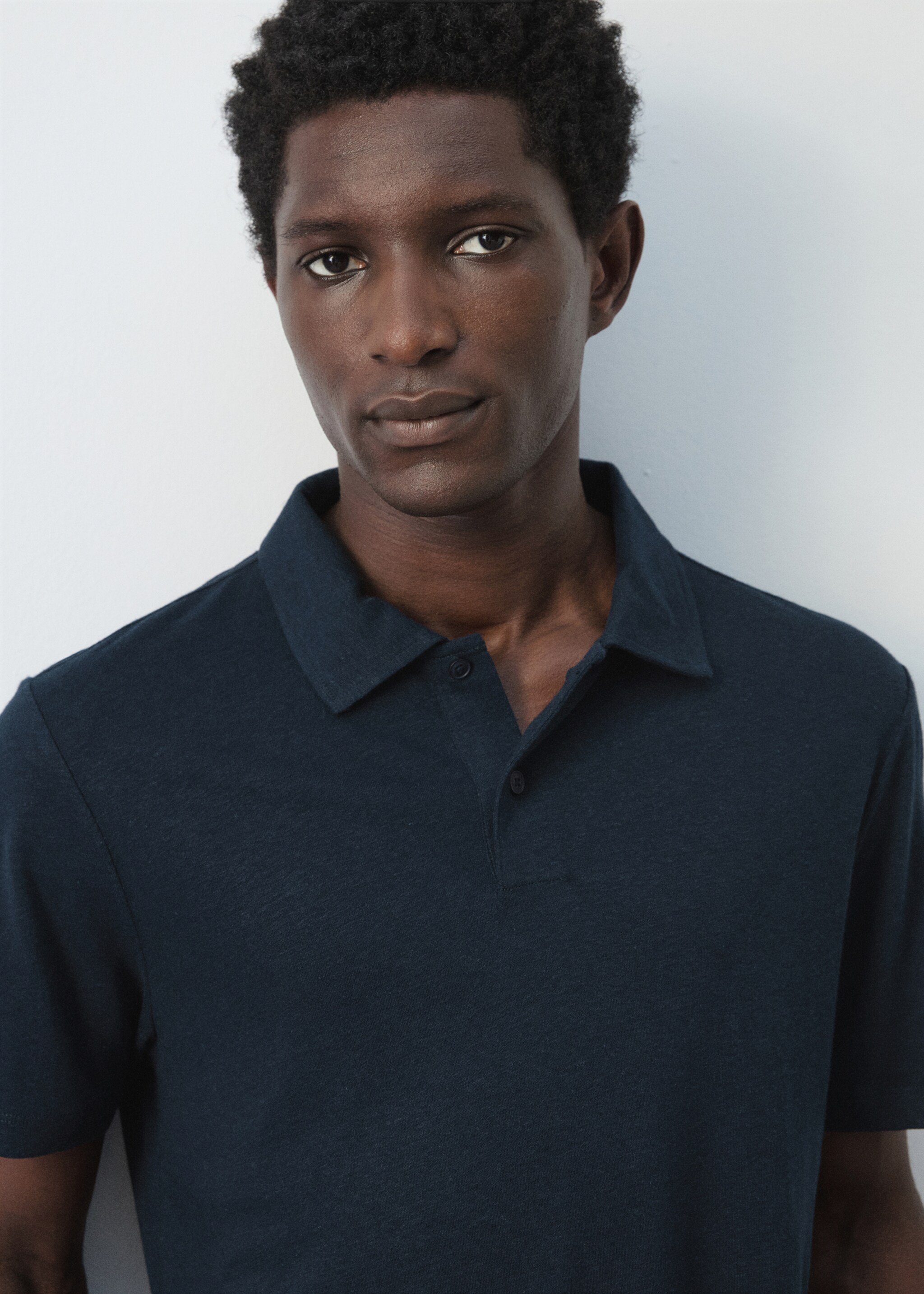 100% cotton storage basket 22x14cm - Details of the article 1, Navy. Ref: 27097894-00.