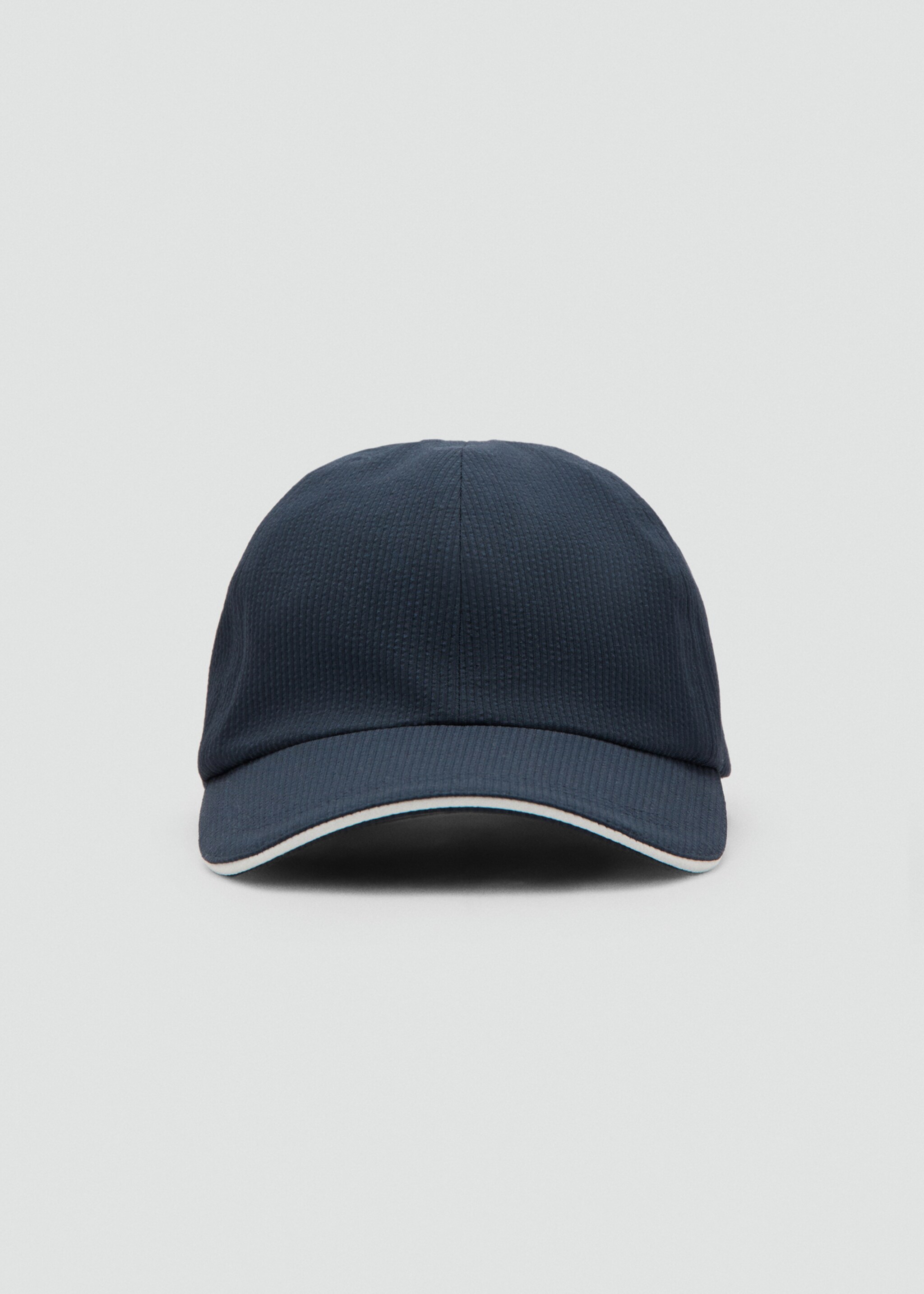 Gorra water-repellent tecnología Coolmax® - Plano medio, Azul marino. Ref: 27097896-00.