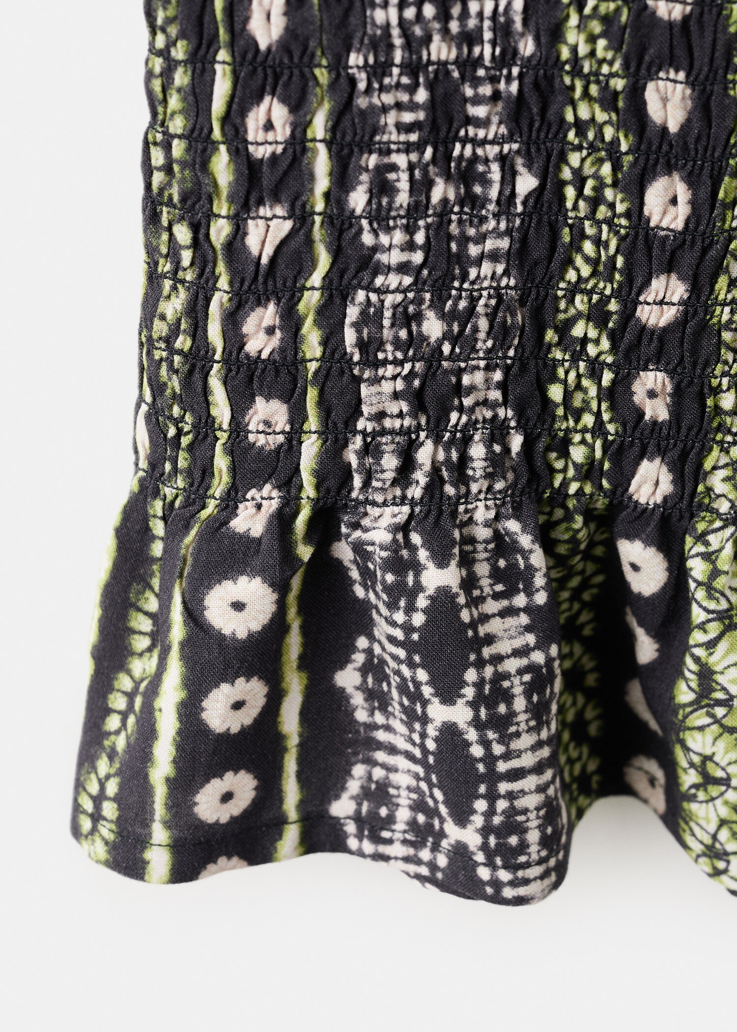Printed asymmetrical dress - Details of the article 0