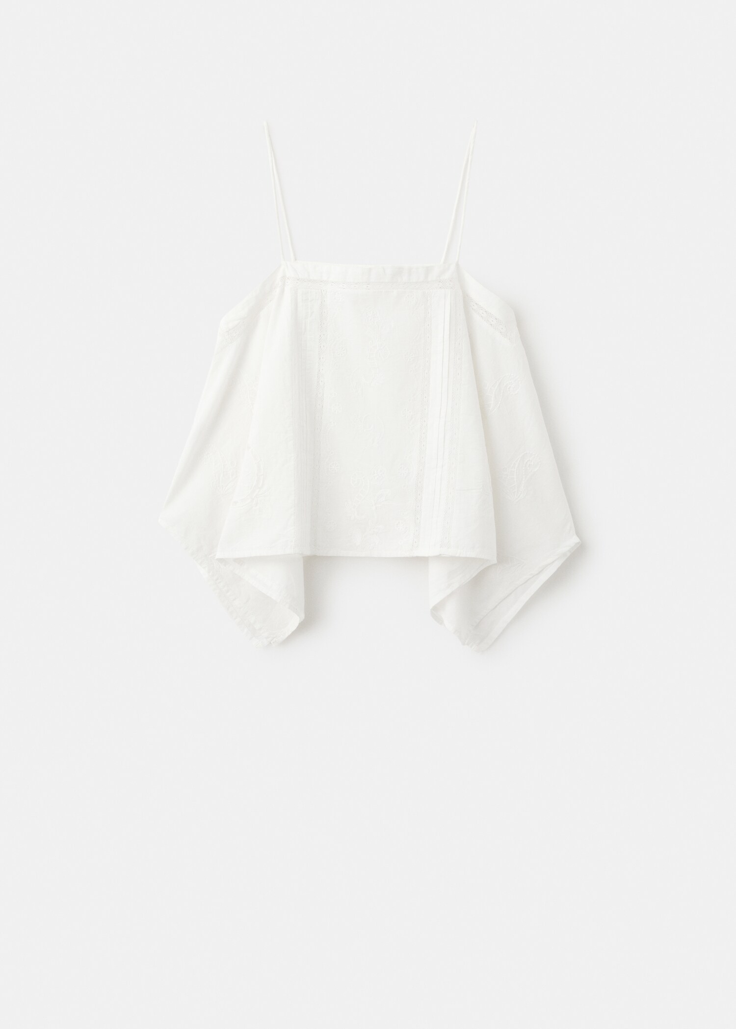 Top brodé ajouré - Article sans modèle