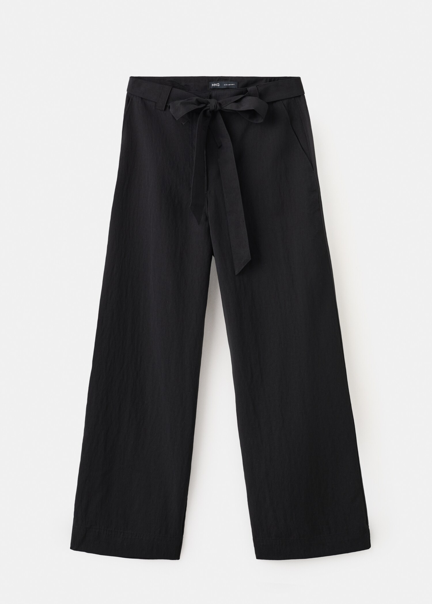 Lyocell trousers with belt - Article without model