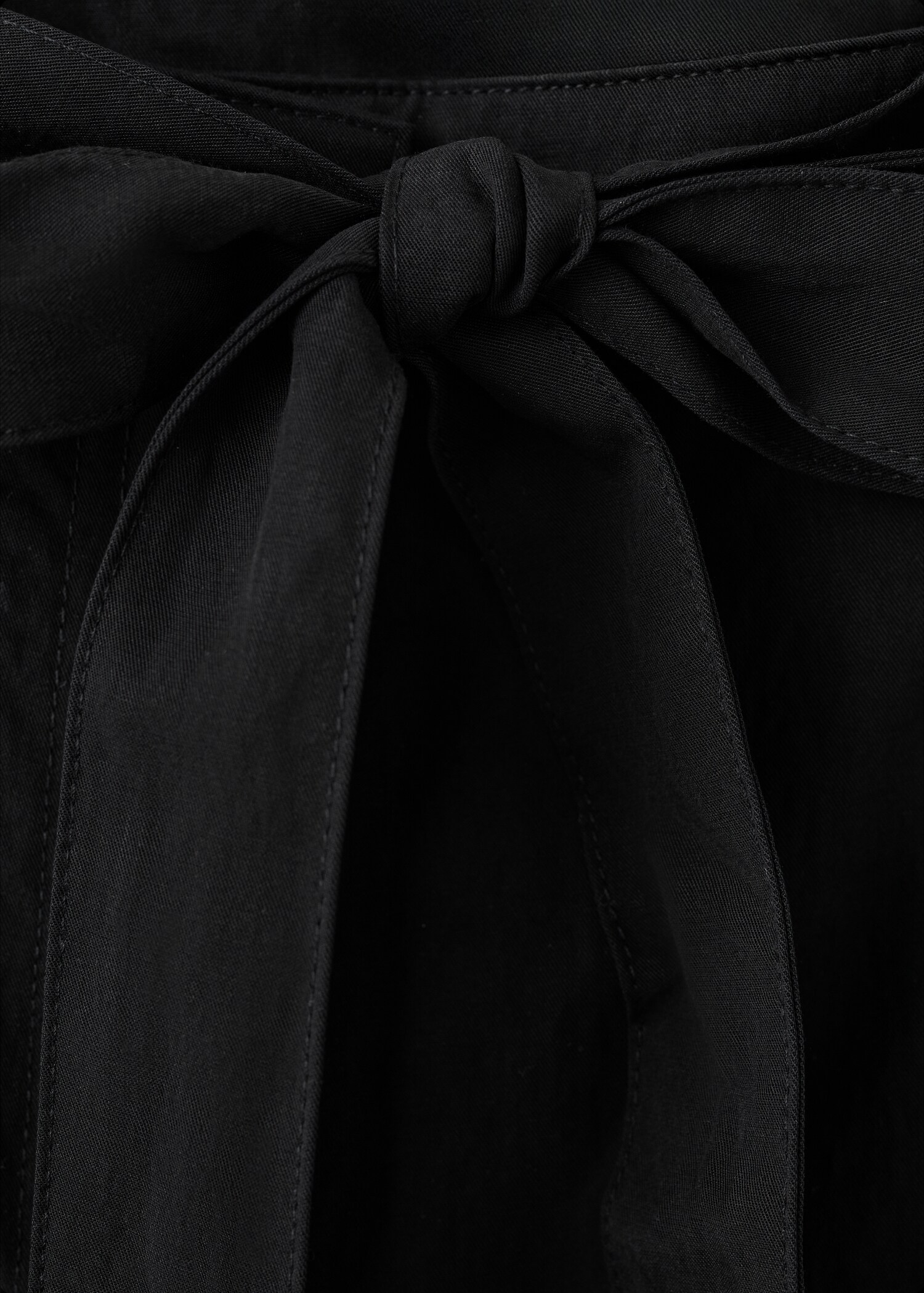 Lyocell trousers with belt - Details of the article 8