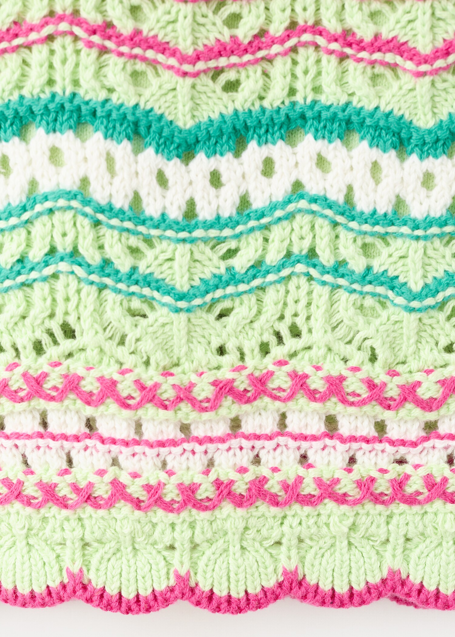 Combined crochet top - Details of the article 0