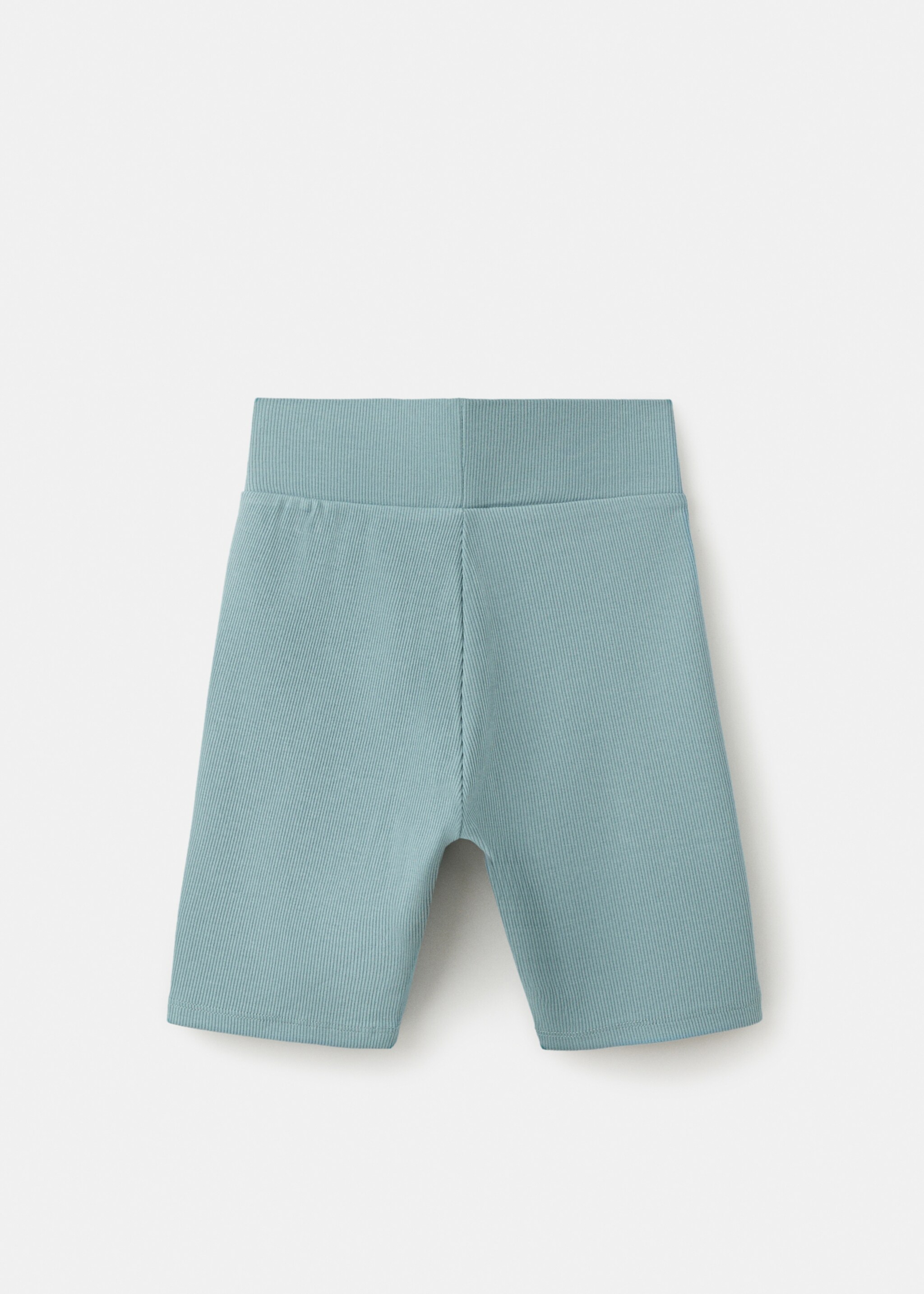 Ribbed leggings - Reverse of the article, Turquoise. Ref: 27097924-00.