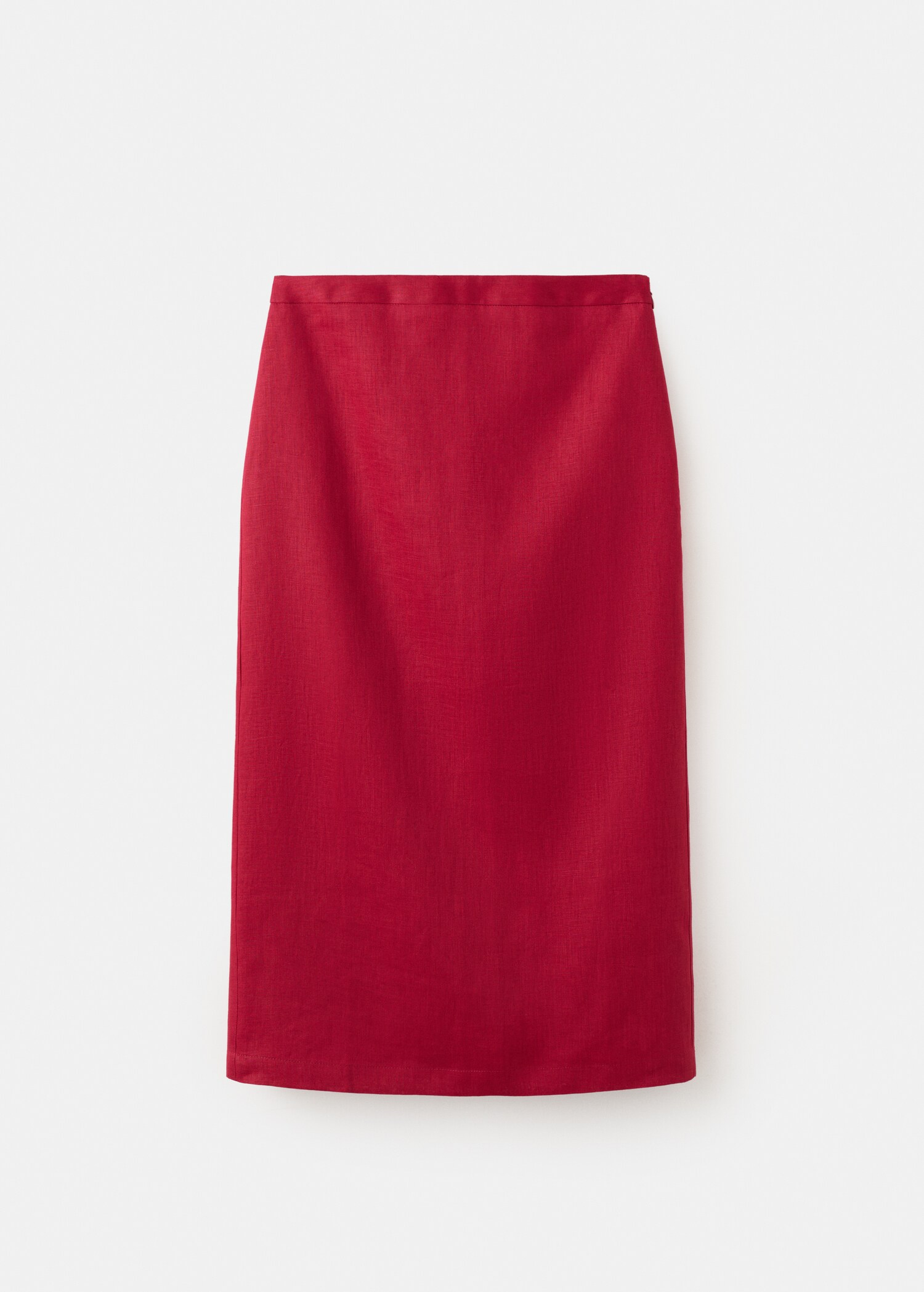 Linen midi skirt - Article without model