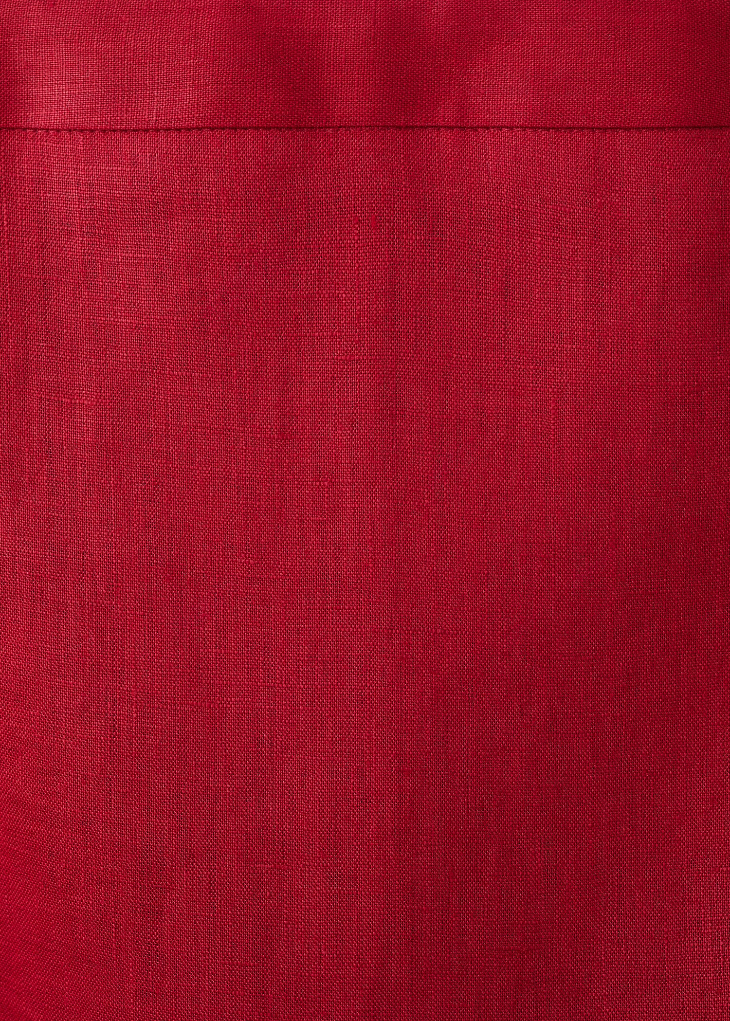 Linen midi skirt - Details of the article 0