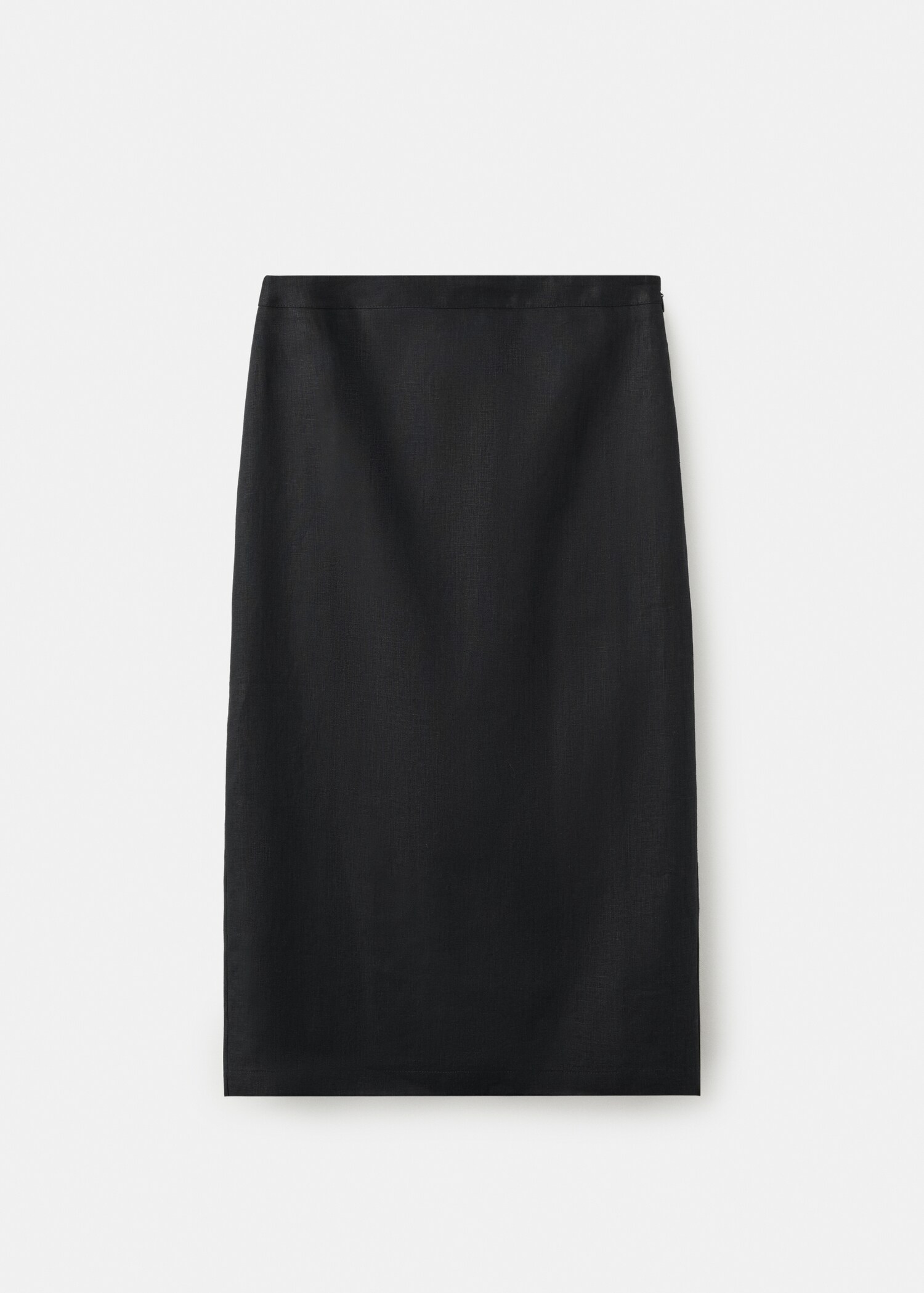 Linen midi skirt - Article without model