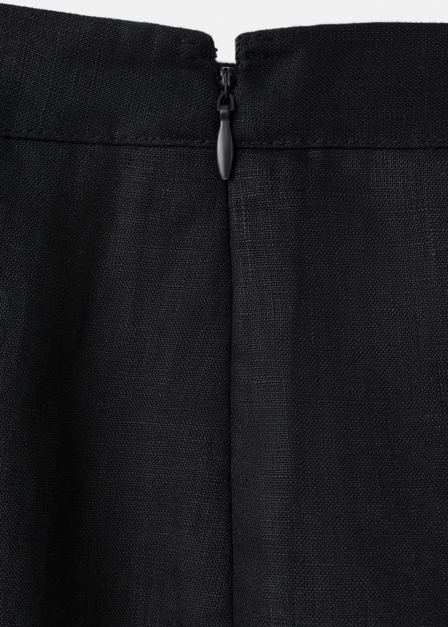 Linen midi skirt - Details of the article 8