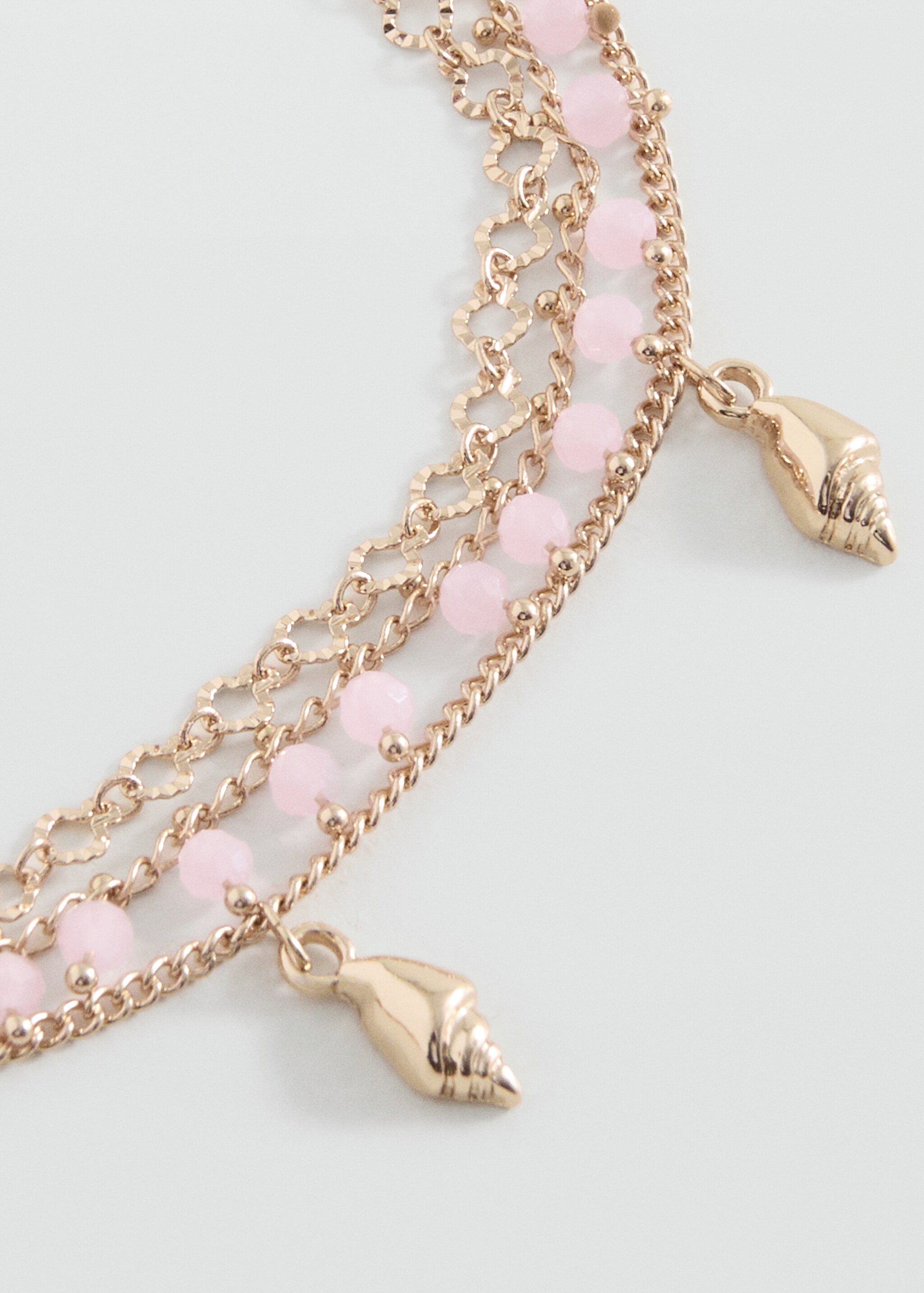 Pack of 3 anklet bracelets - Medium plane, Gold. Ref: 27097927-00.