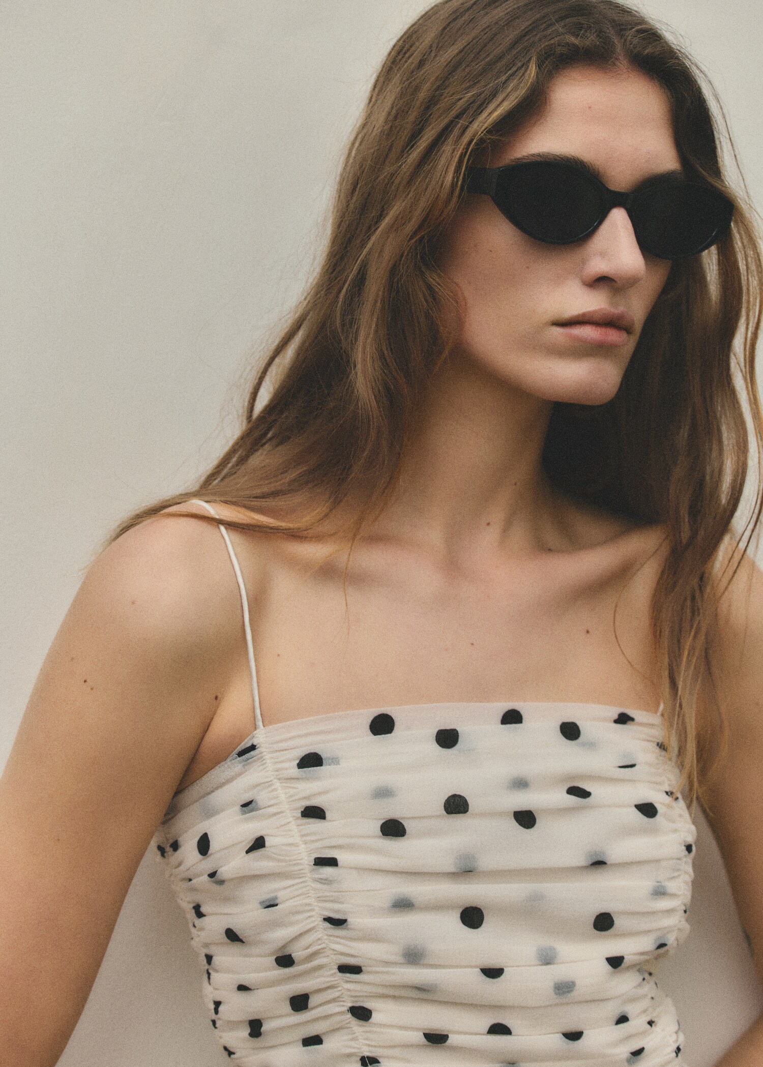 Top froncé à pois - Détail de l'article 1