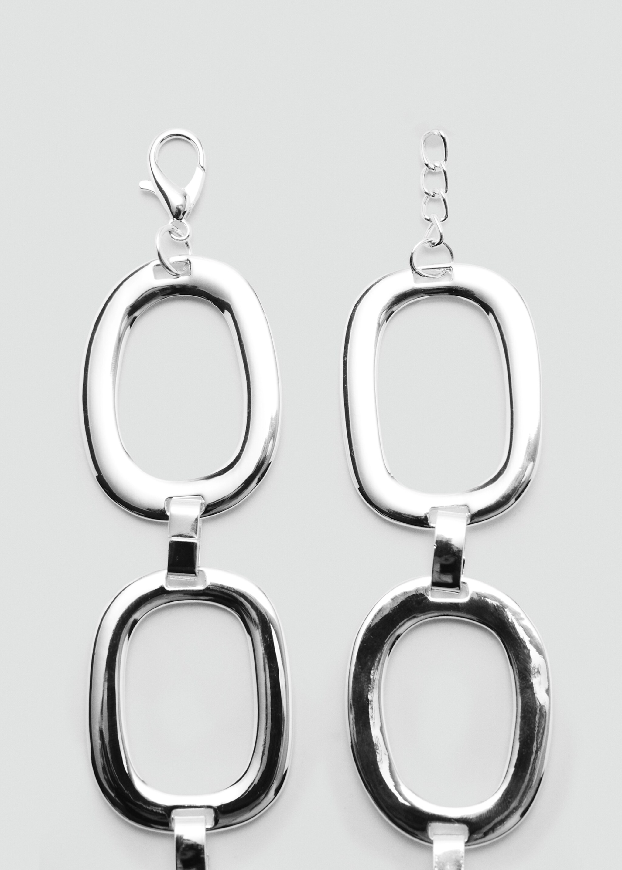 Ring chain belt - Details of the article 1, Silver. Ref: 27097930-00.