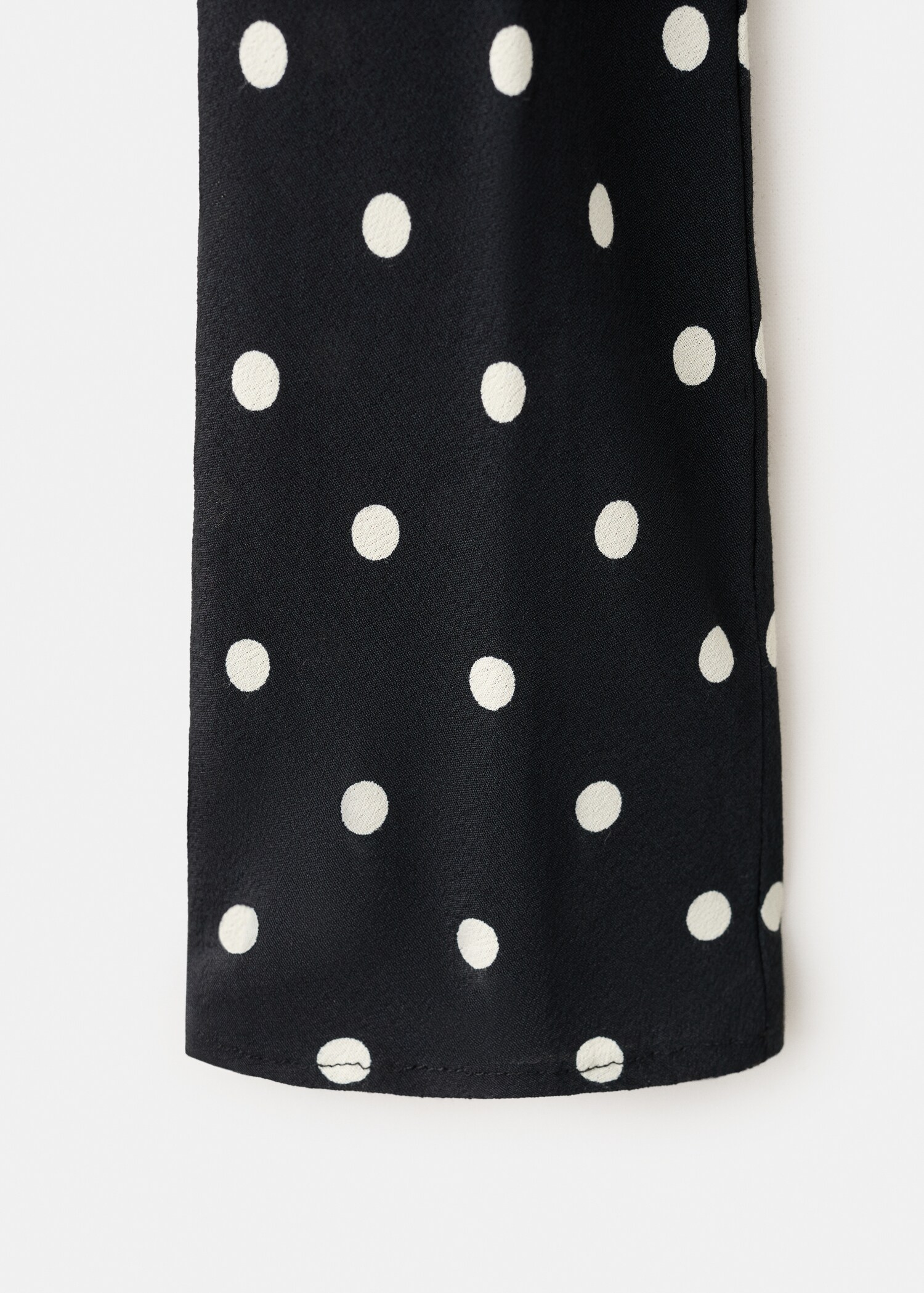 Long sleeve polka dot dress - Details of the article 0