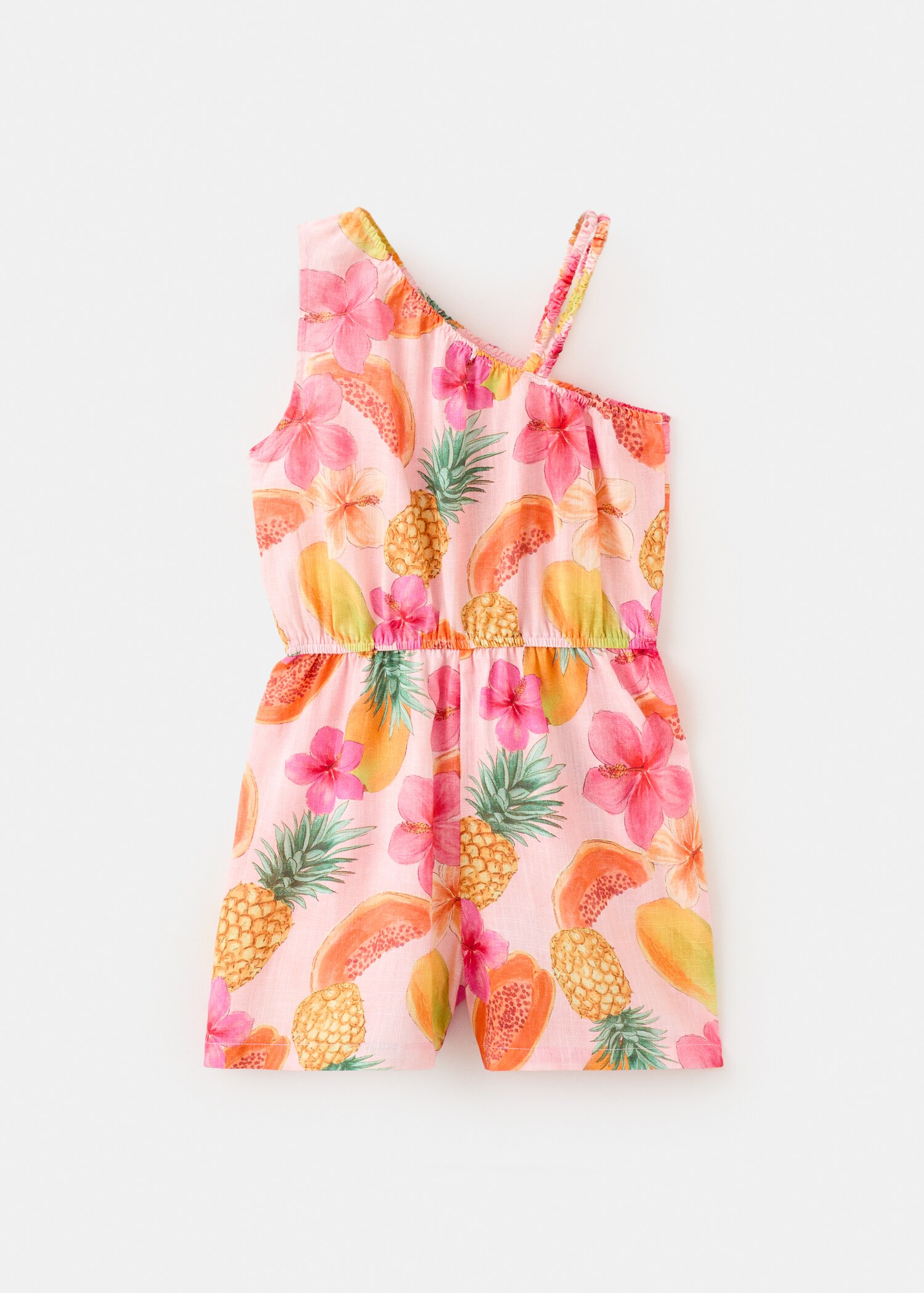 Combinaison asymétrique à imprimé tropical - Verso de l’article