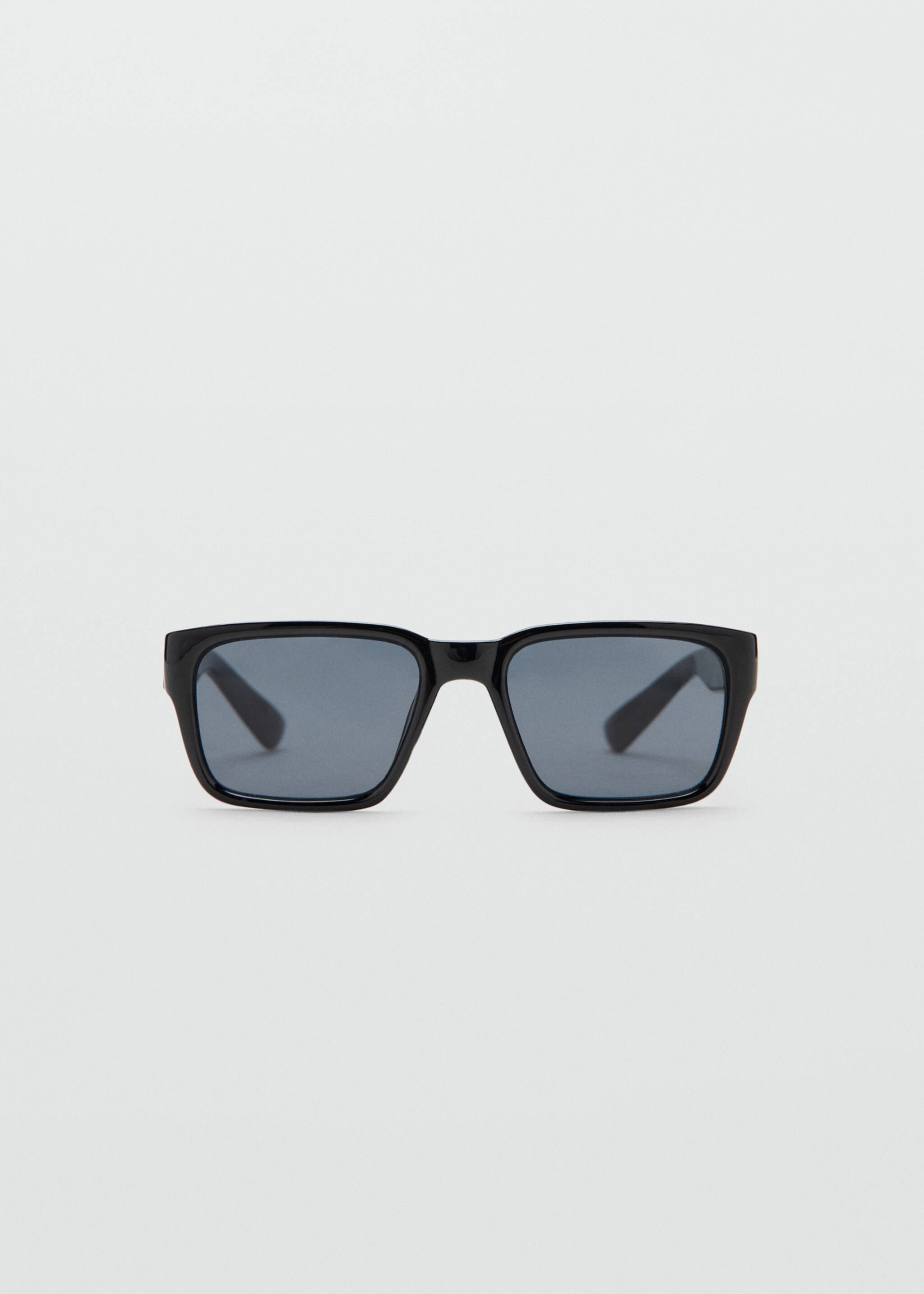 Rectangular-frame sunglasses - Article without model, Black. Ref: 27098259-00.