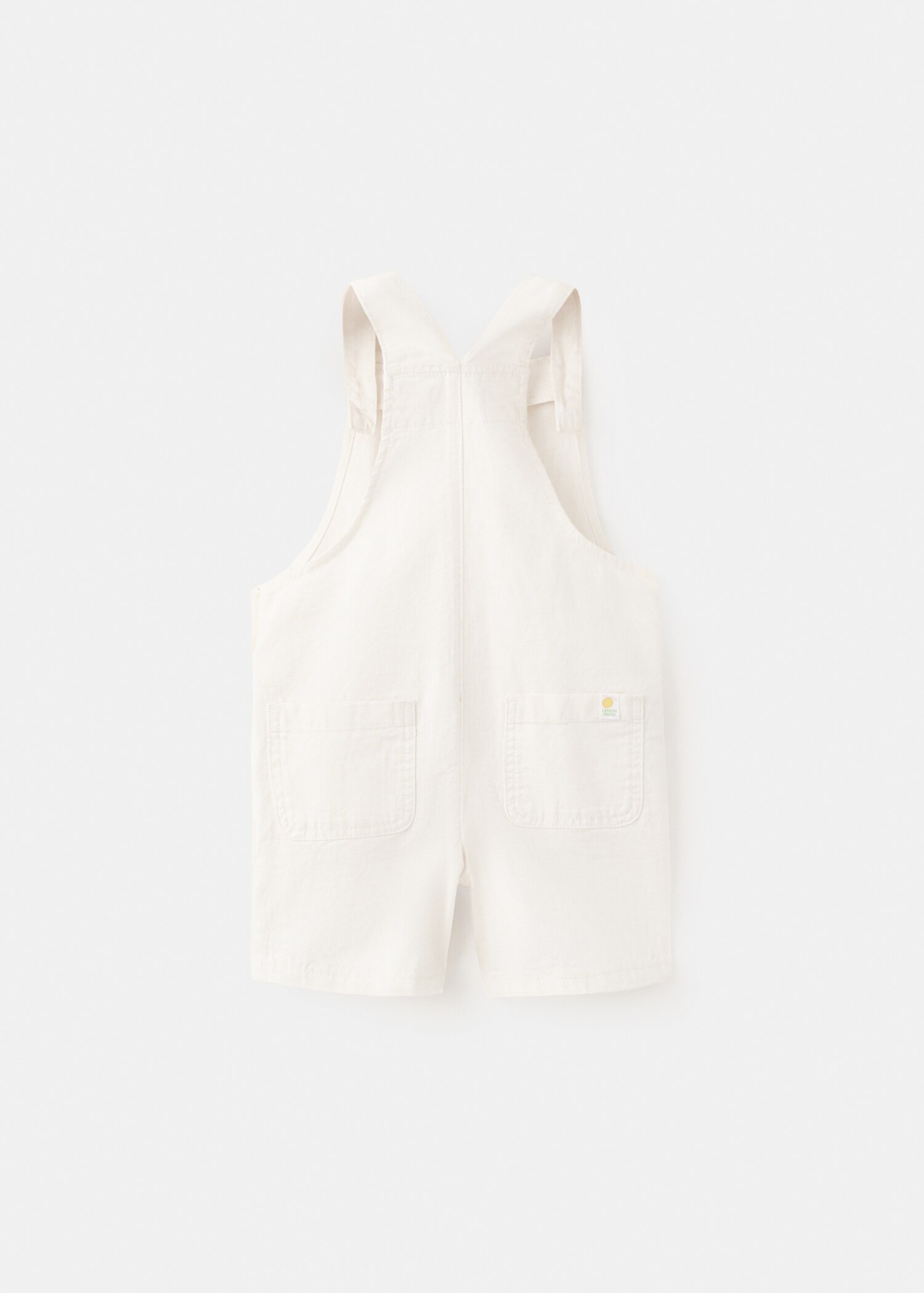 Cotton linen overalls - Reverse of the article