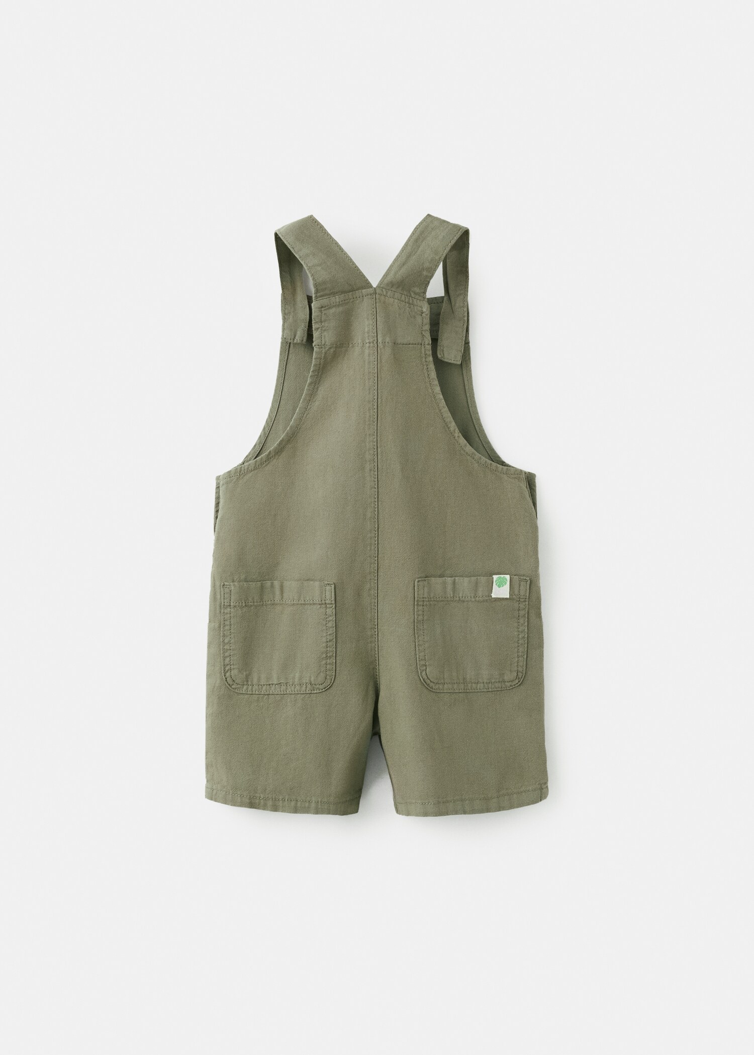 Cotton linen overalls - Reverse of the article