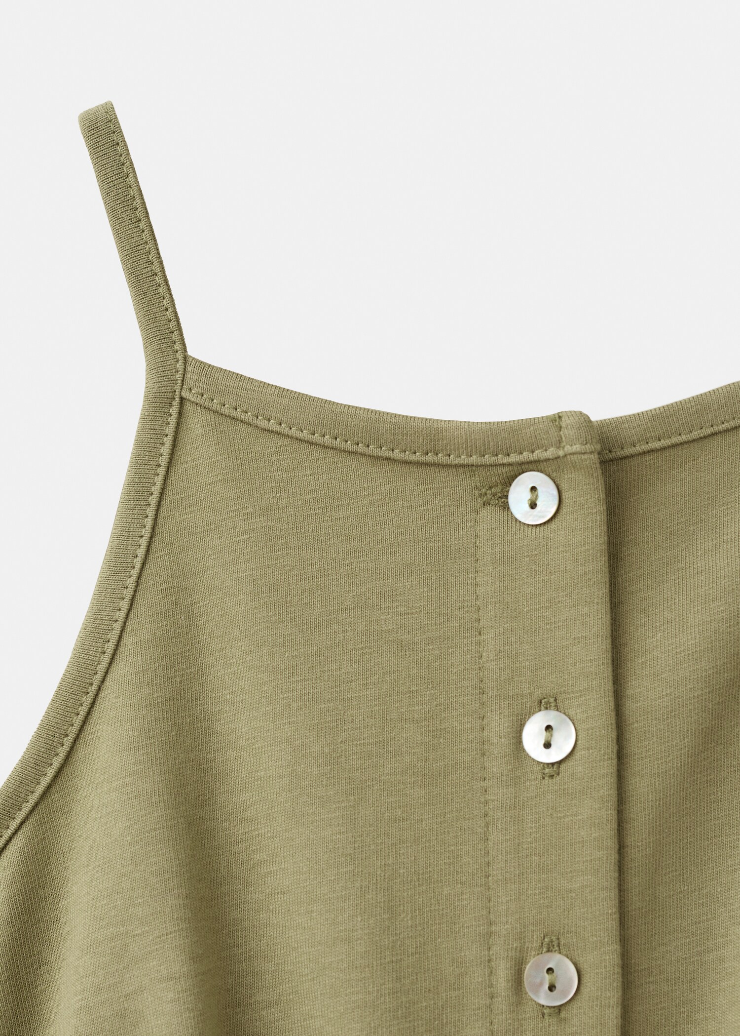 Cotton short jumpsuit - Details of the article 8