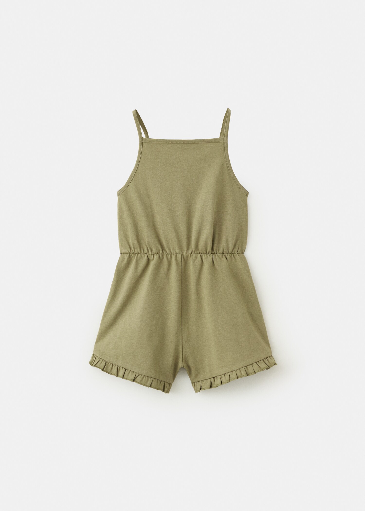 Cotton short jumpsuit - Reverse of the article