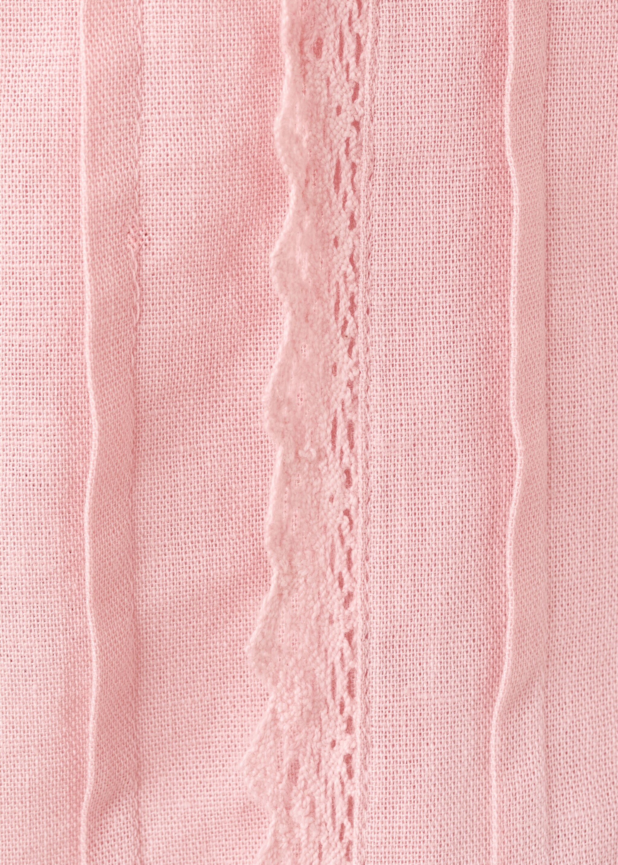 Embroidered details blouse - Details of the article 0, Pink. Ref: 27098268-00.