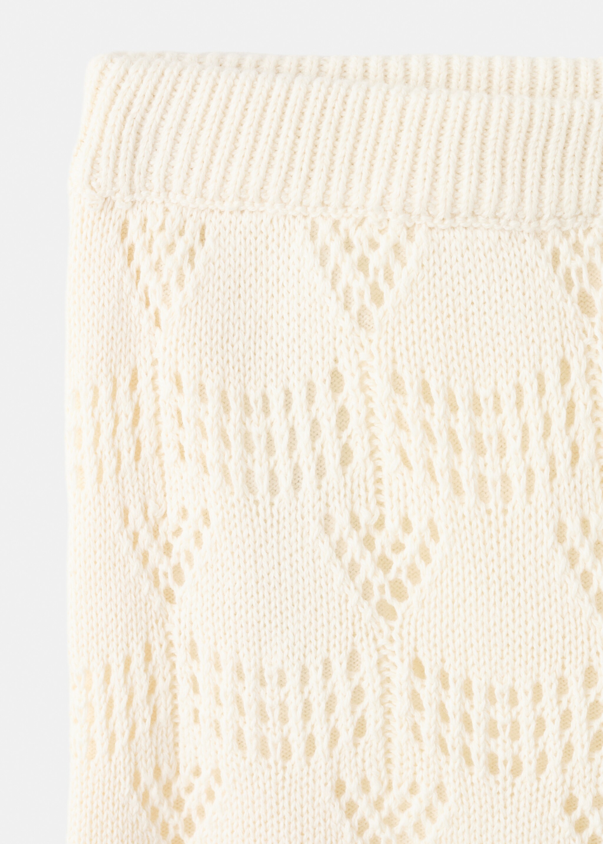Openwork knit trousers - Details of the article 8, Off White. Ref: 27098271-00.
