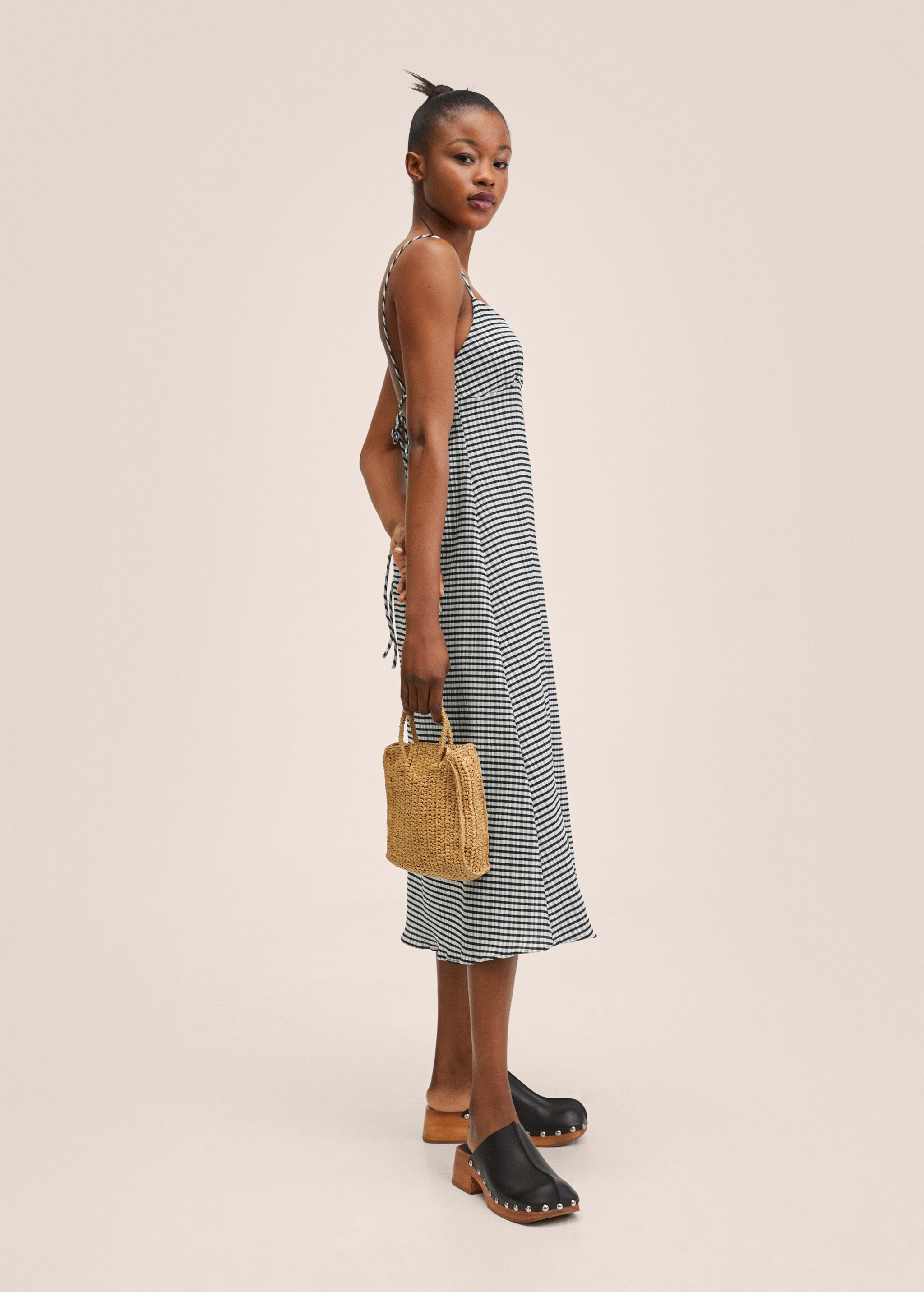 Vichy check dress - Details of the article 1