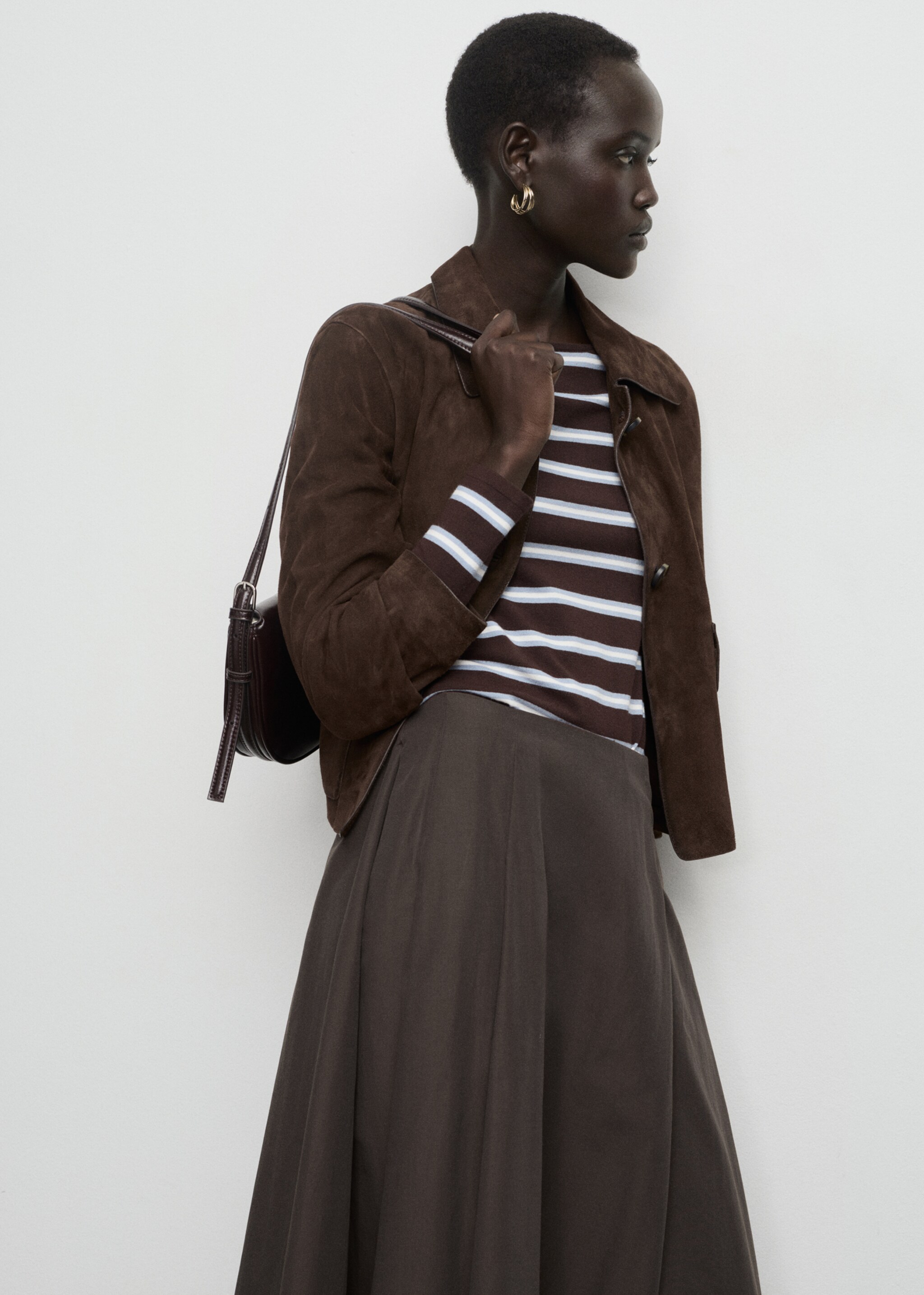 Jupe bangkok - Verso de l’article, Chocolat. Ref: 27098646-00.