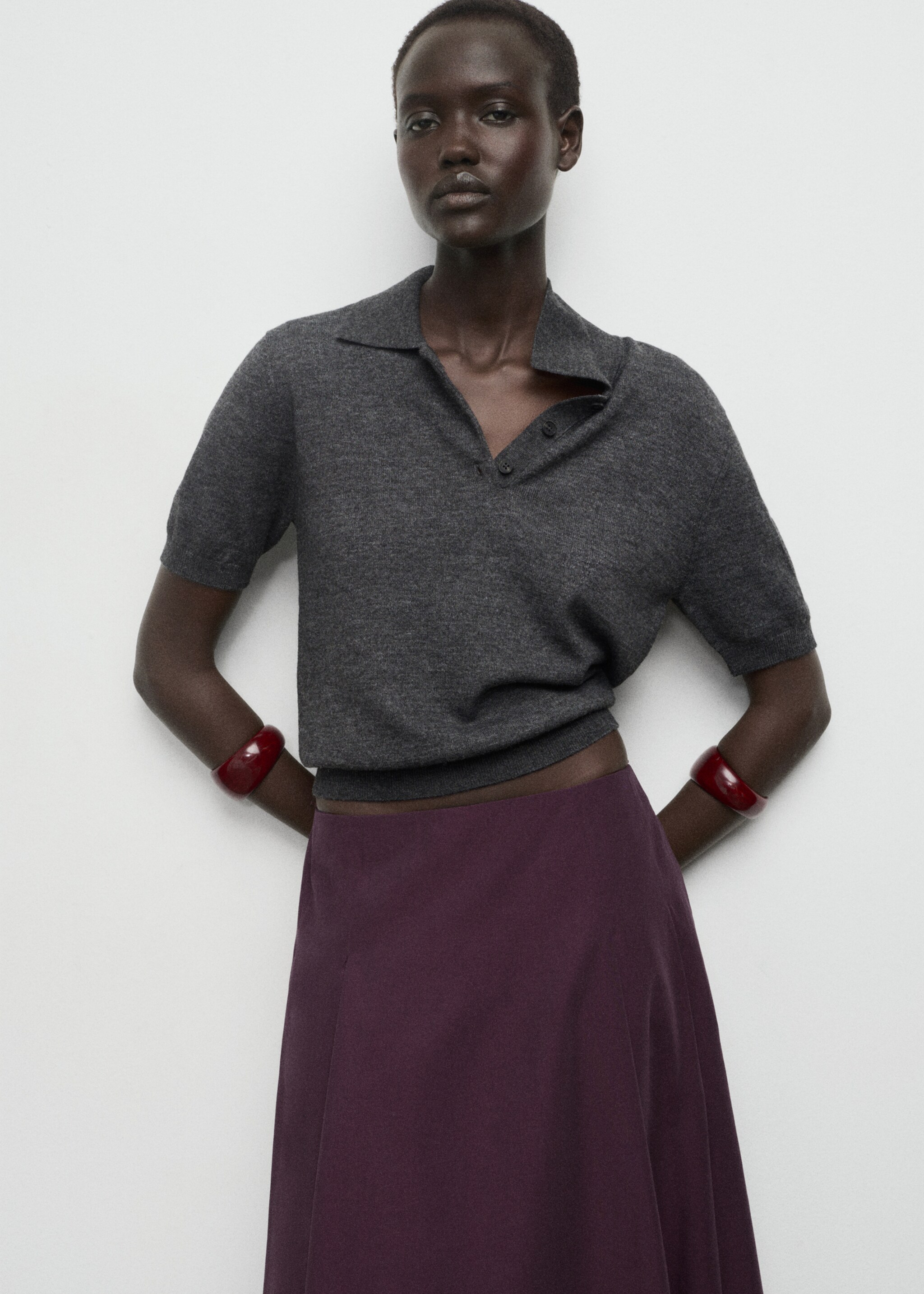 Jupe bangkok - Détail de l'article 1, Grenat. Ref: 27098646-00.