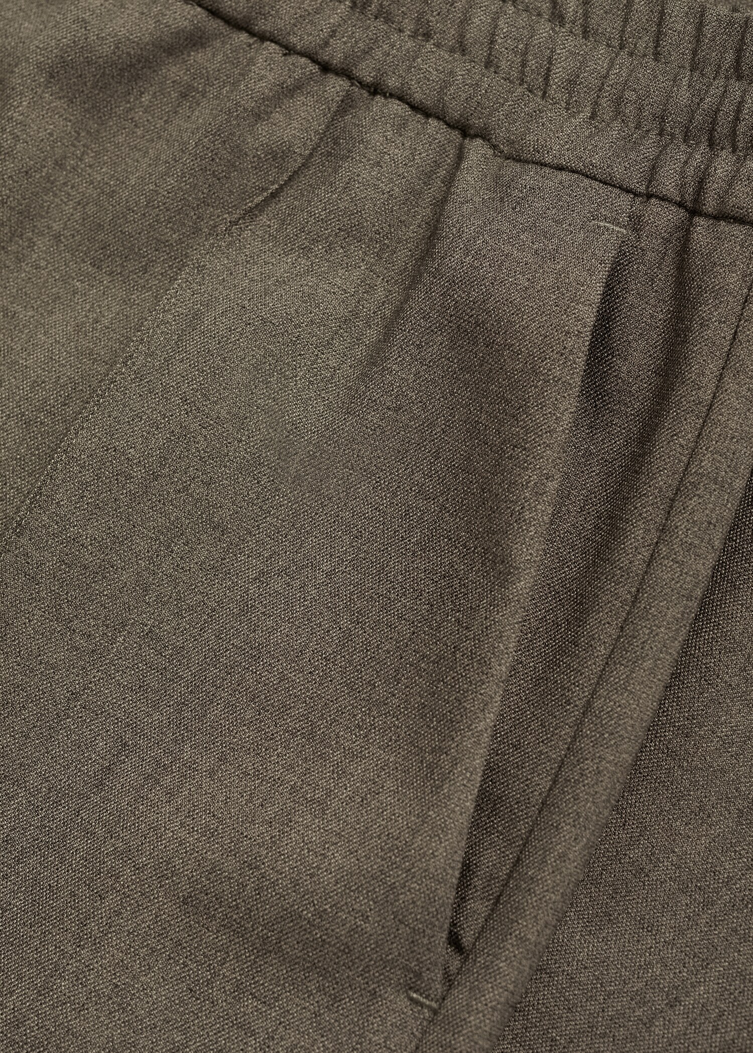 Wideleg trousers with elastic waist - Details of the article 0