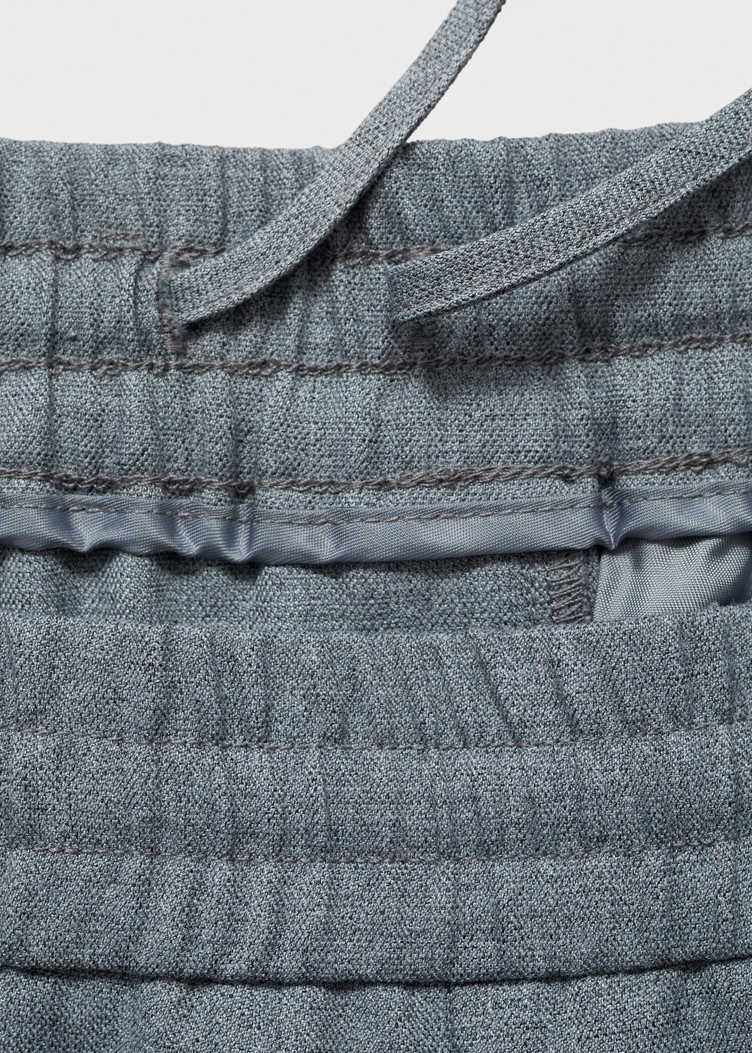 Wideleg trousers with elastic waist - Details of the article 0