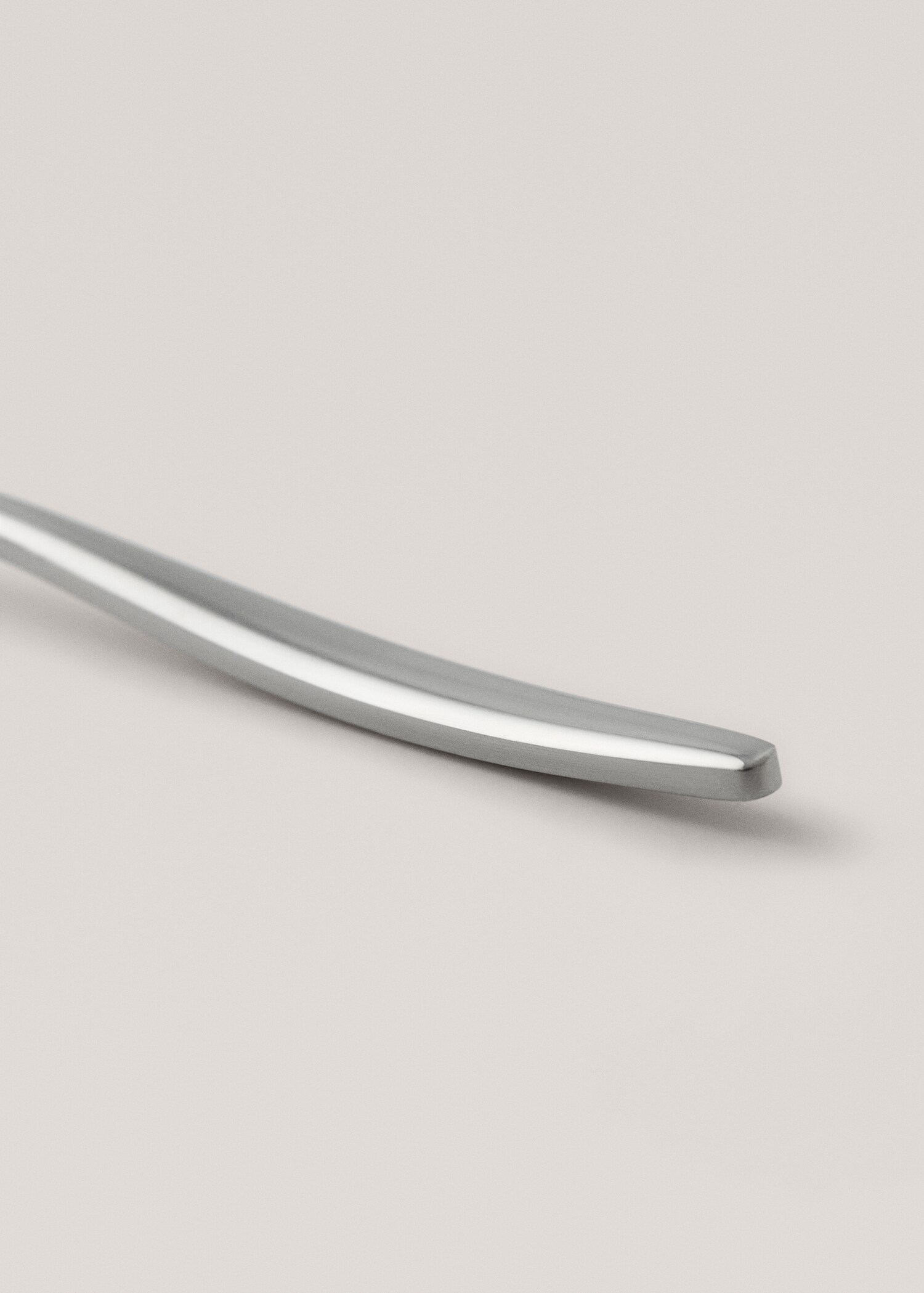 Pack mit 4 Dessertlöffeln aus Edelstahl mit schlankem Griff - Detail des Artikels 2