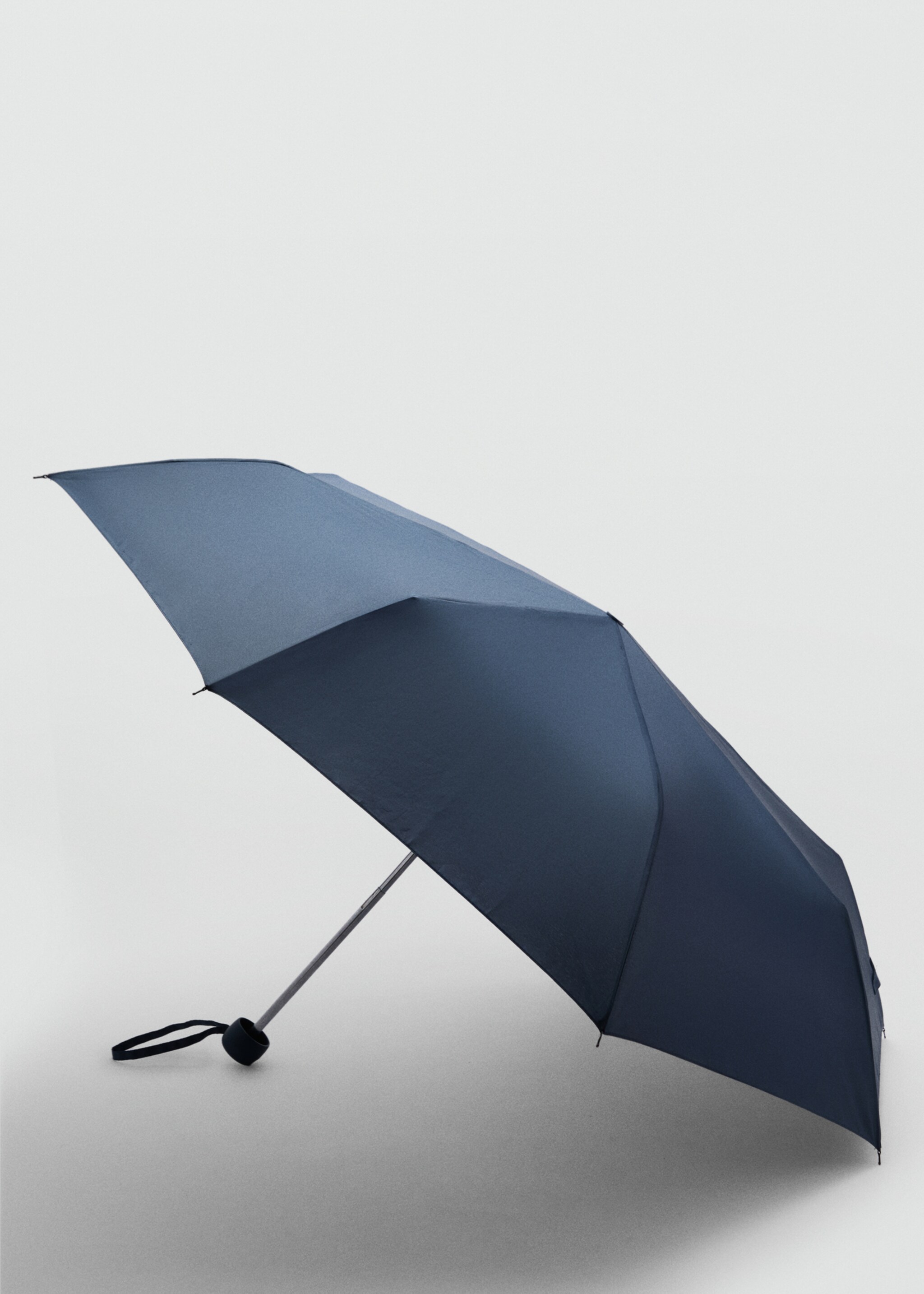 Plain folding umbrella - Medium plane, Navy. Ref: 27130258-00.