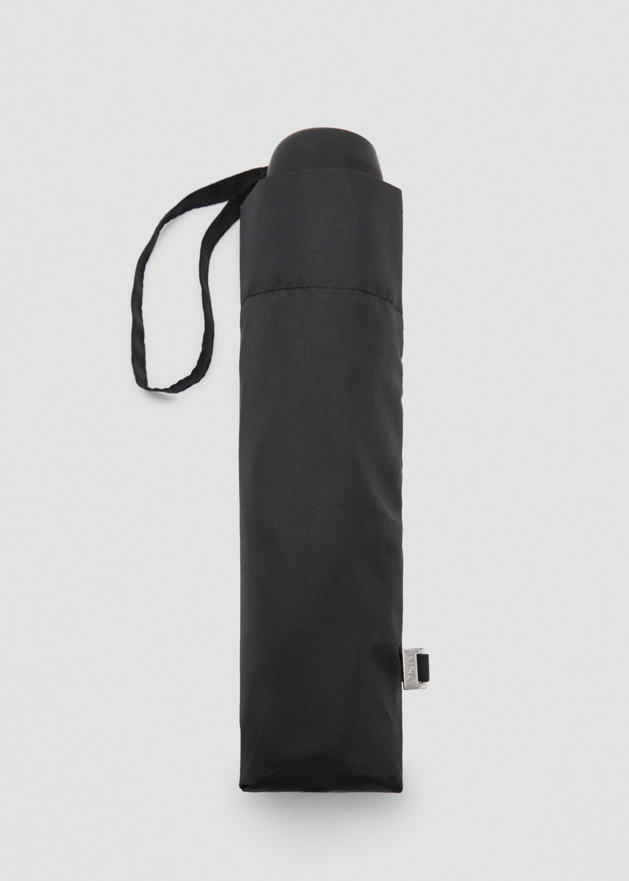Plain folding umbrella - Article without model, Black. Ref: 27130258-00.