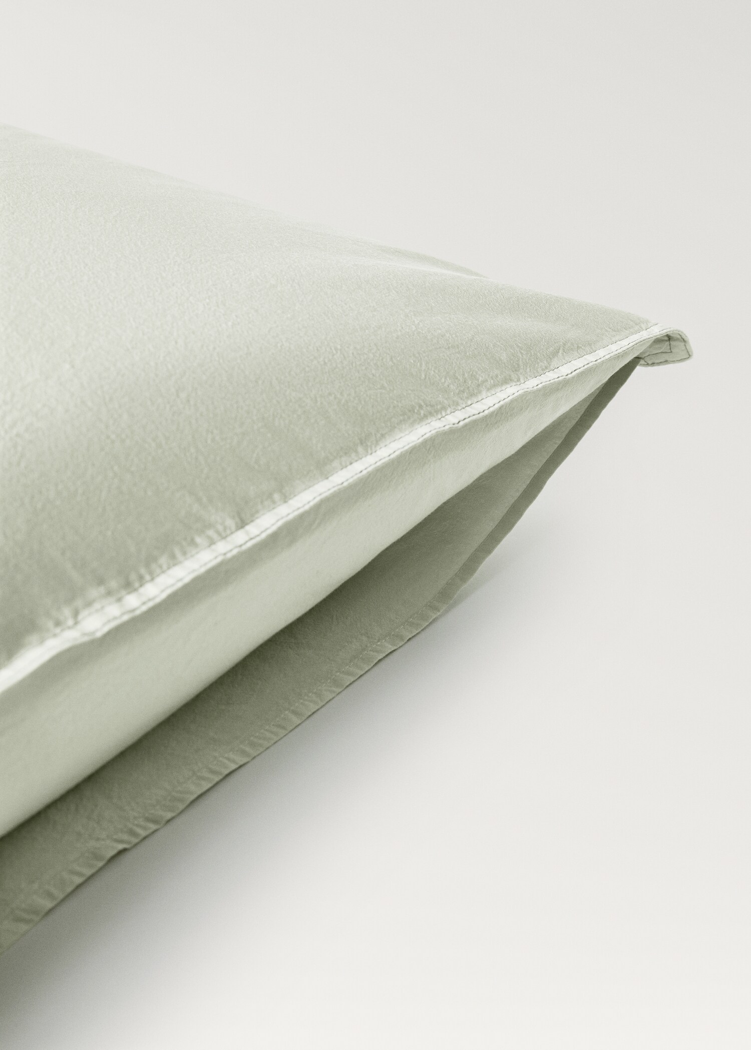 Children's washed cotton double-stitched pillowcase 60x60 cm - Details of the article 2