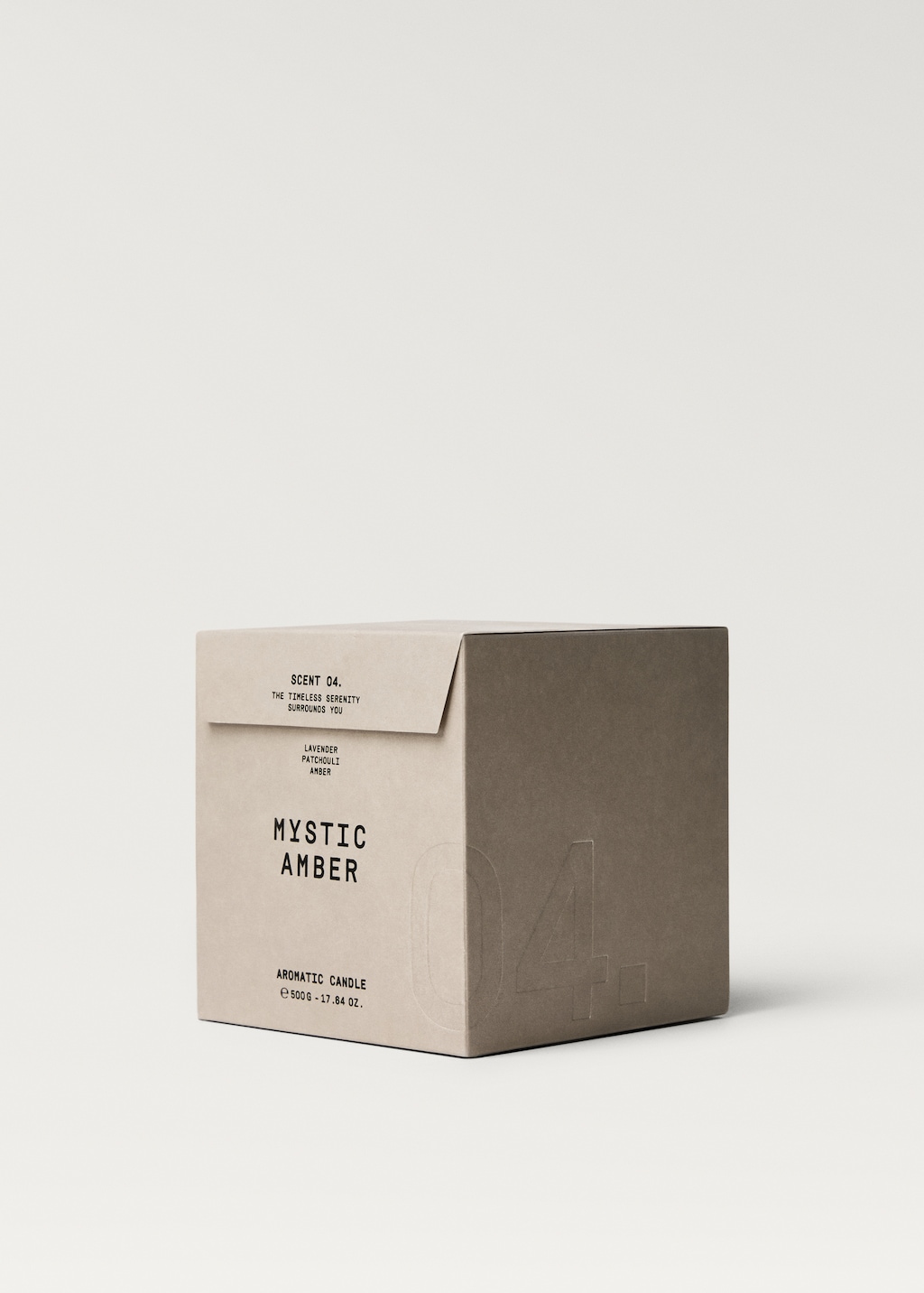 MYSTIC AMBER aromatic candle 500g