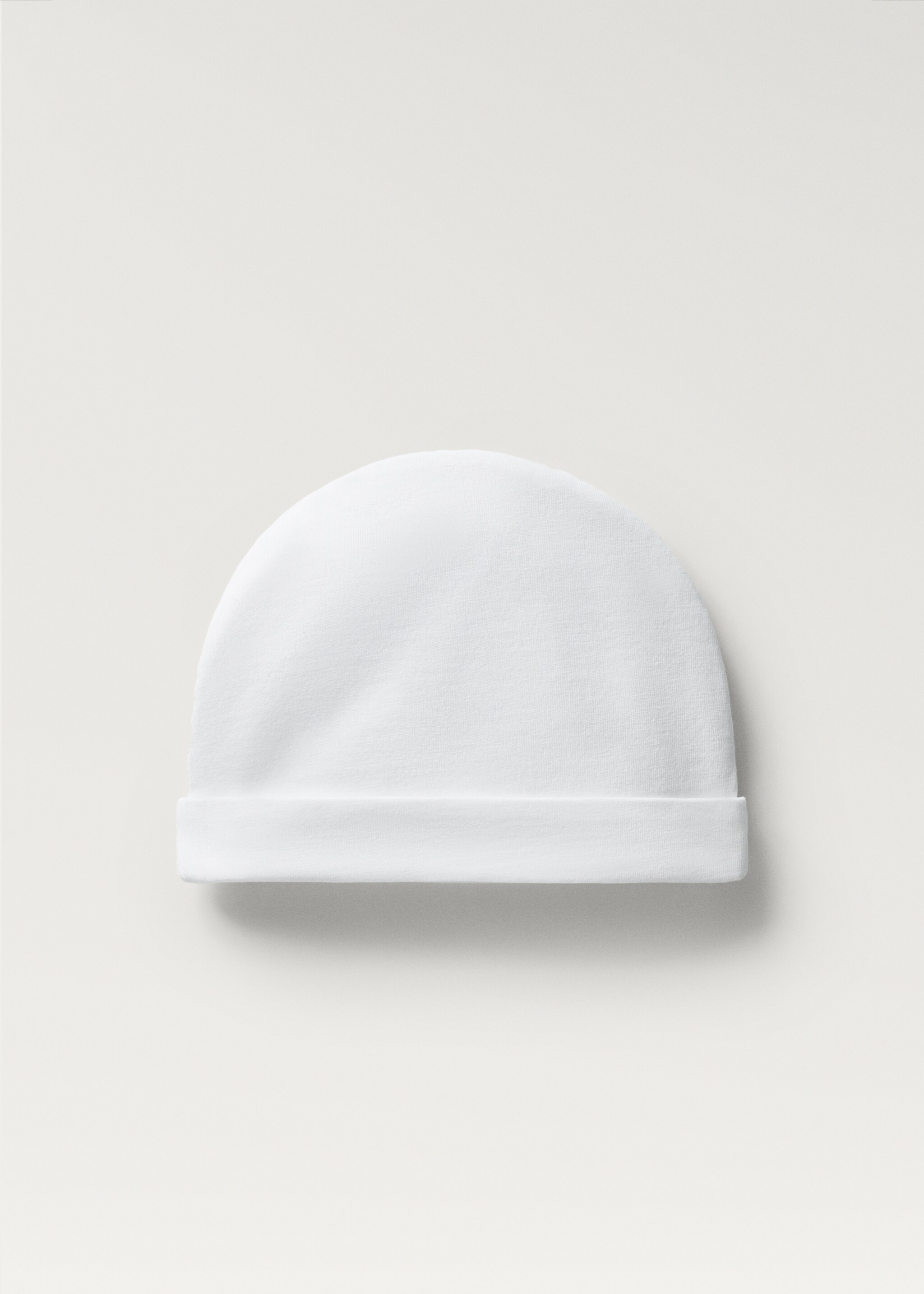 Cotton baby hat - Article without model, White. Ref: 27143656-00.