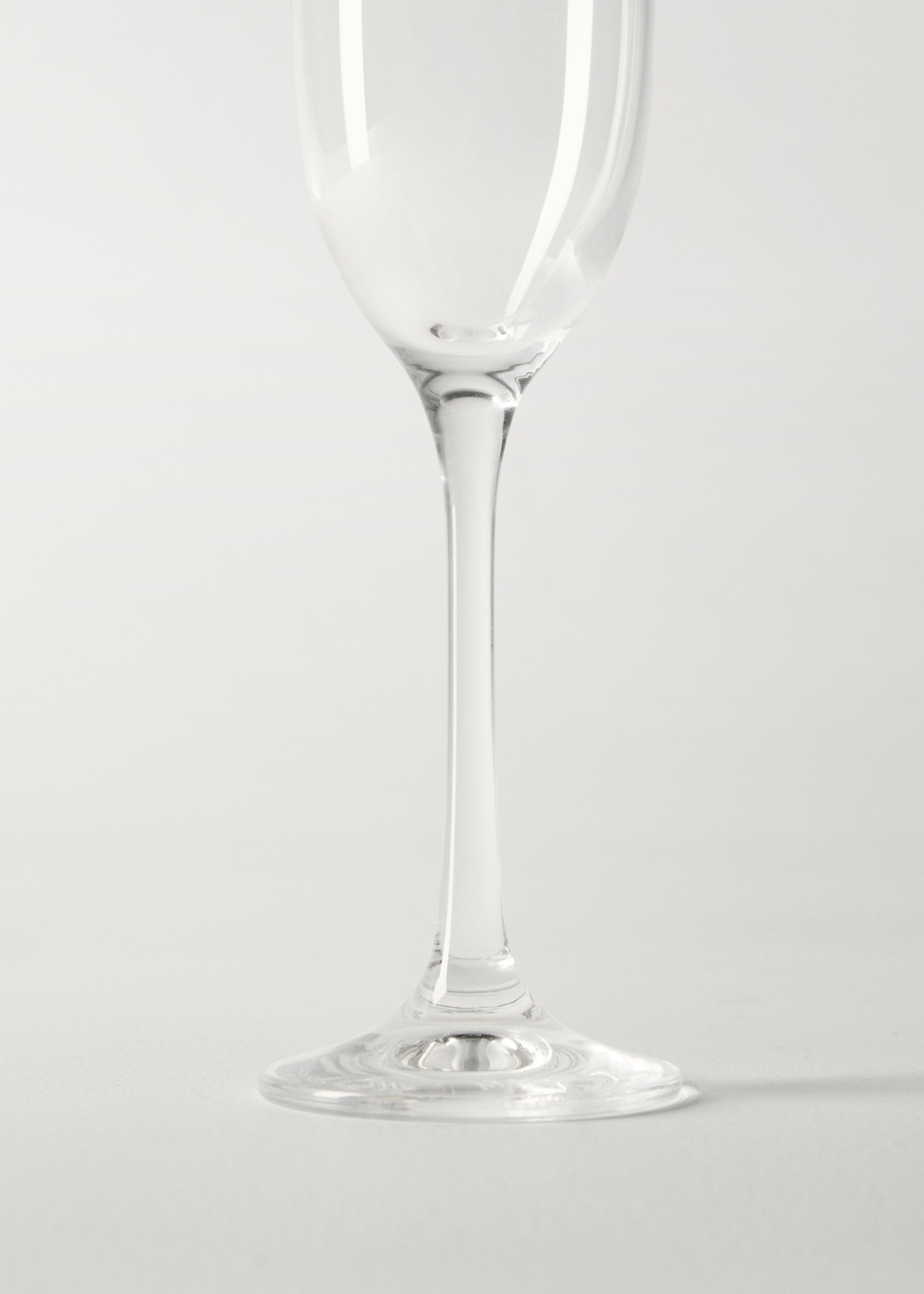 Crystal flute glass - Details of the article 2, Ice Grey. Ref: 27152954-00.