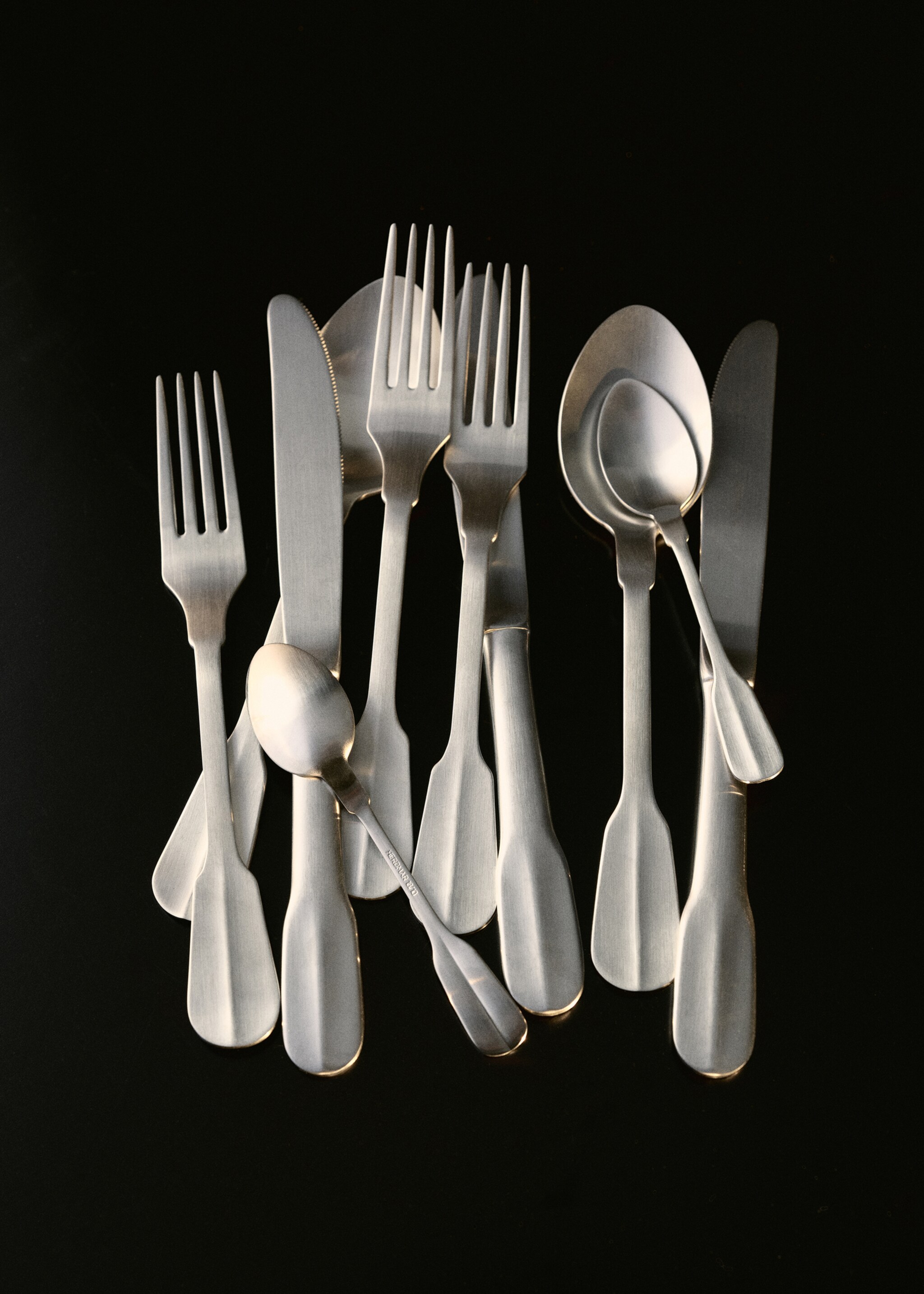 Σετ 3 μαχαιροπήρουνα από ανοξείδωτο ατσάλι σε ασημί ματ - Λεπτομέρεια του προϊόντος 7, Ασημί. Ref: 27153349-00.