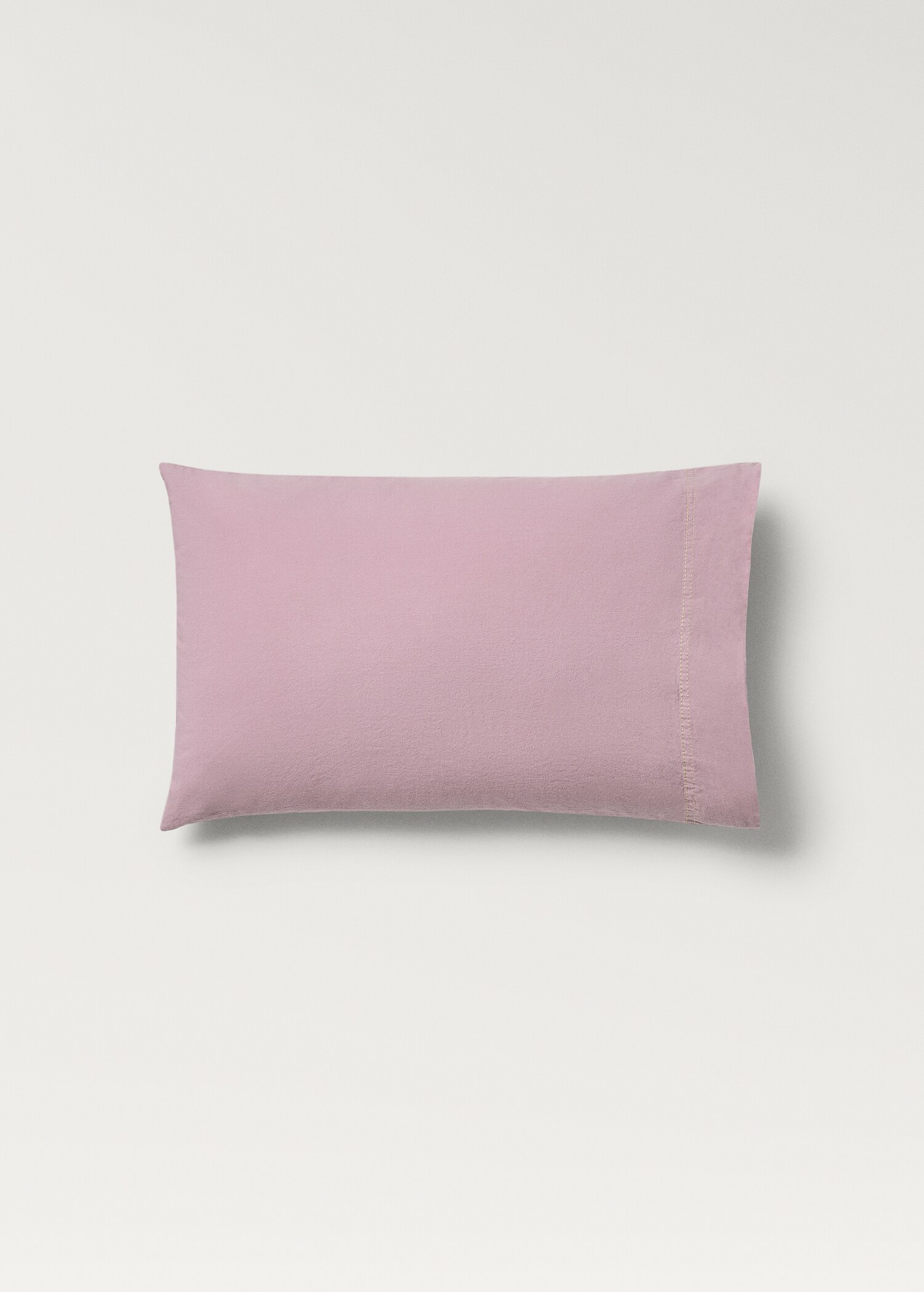 Kopfkissenbezug für Kinderbett aus gewaschener Baumwolle, doppelte Steppnaht, 30 x 50 cm - Artikel ohne Model