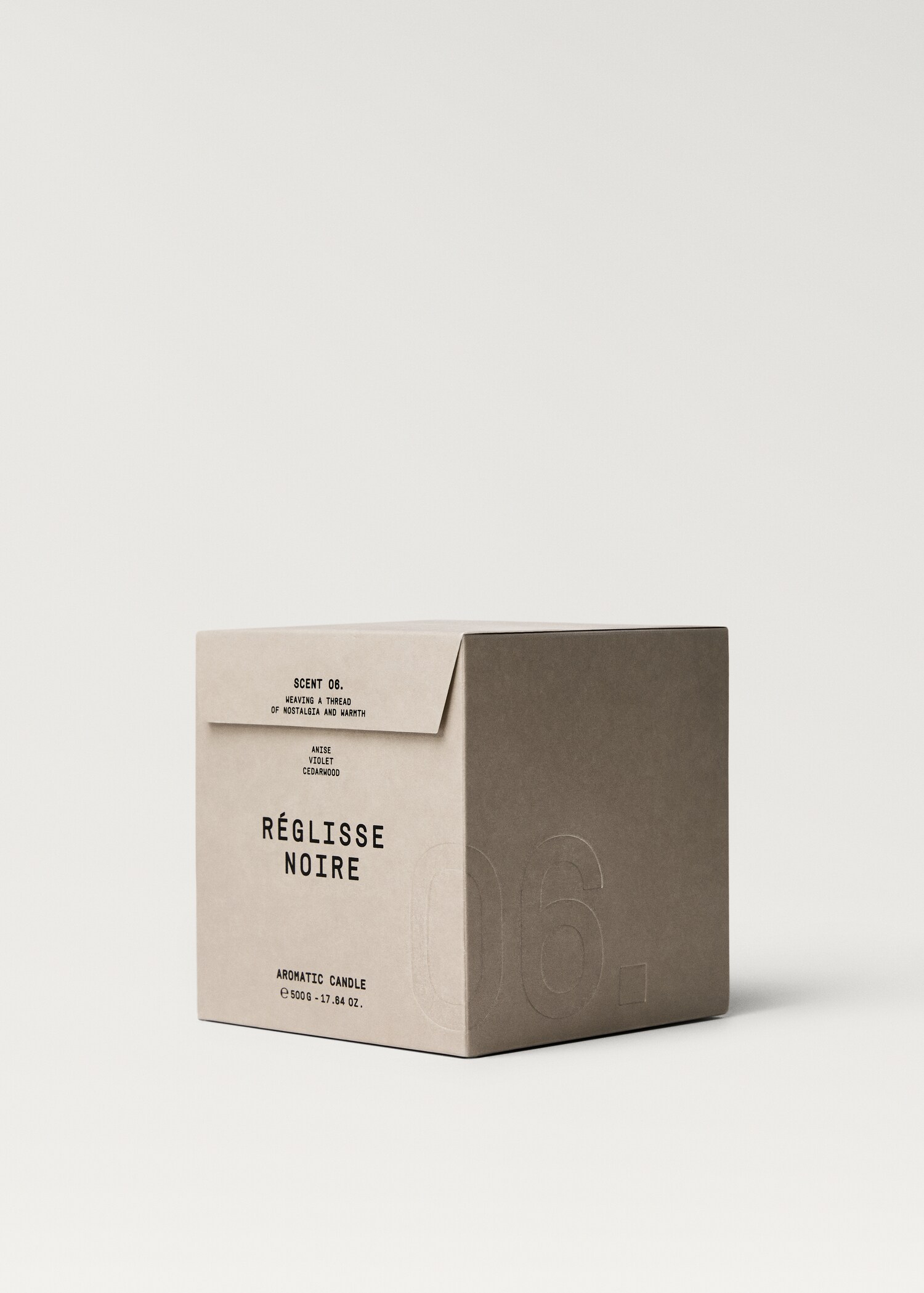 RÉGLISSE NOIRE scented candle 500 g - Details of the article 2