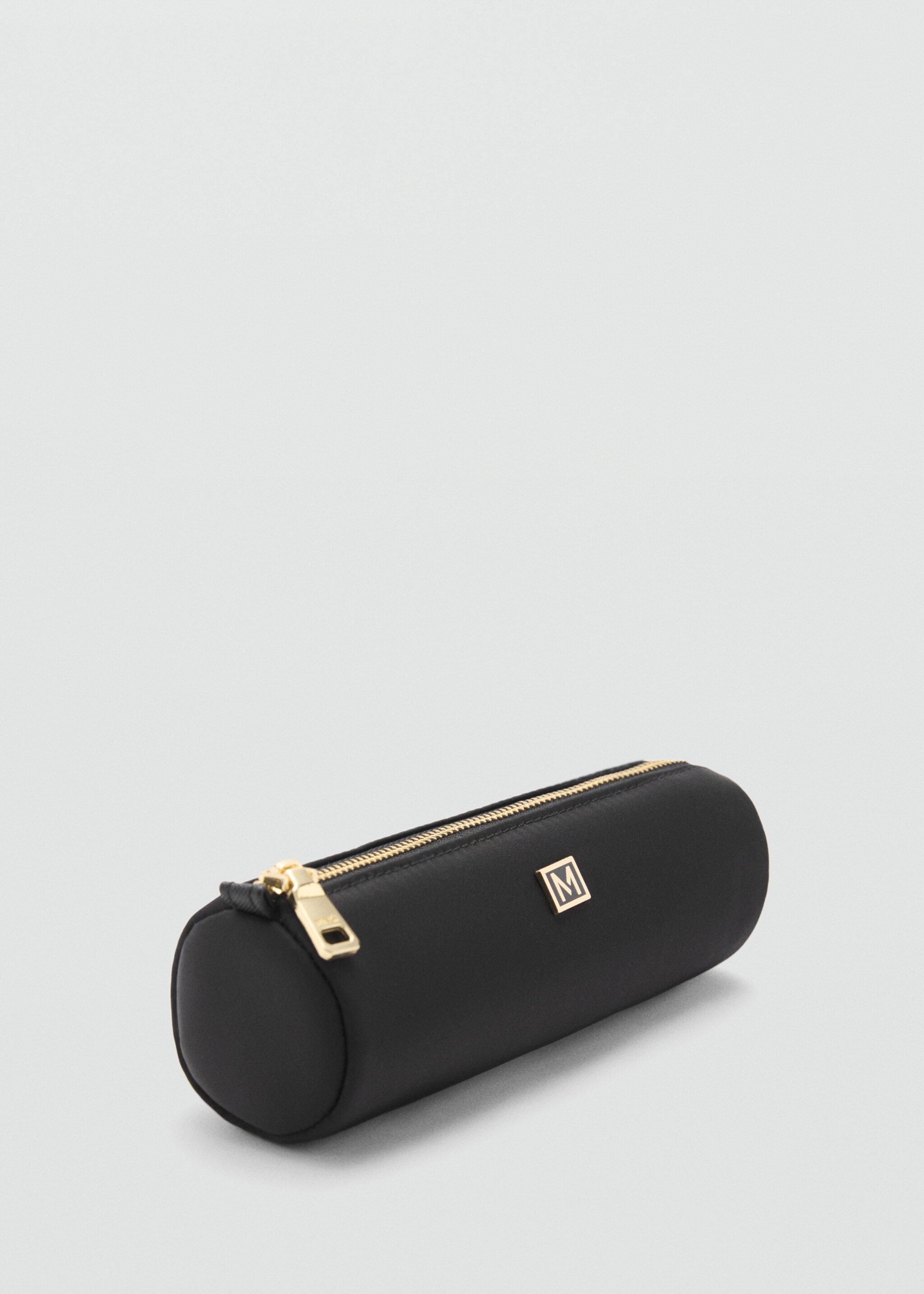 Nylon case with zip - Medium plane, Black. Ref: 27170427-00.