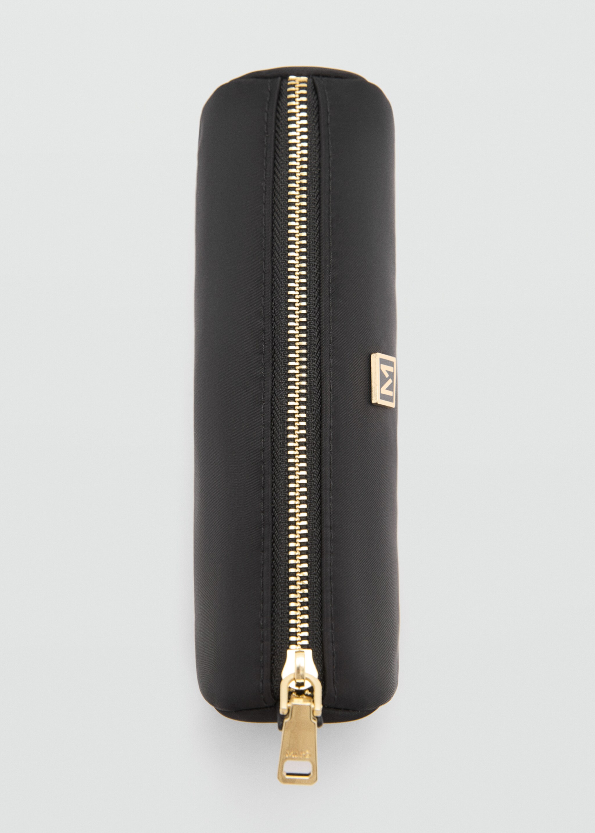 Nylon case with zip - Details of the article 1, Black. Ref: 27170427-00.